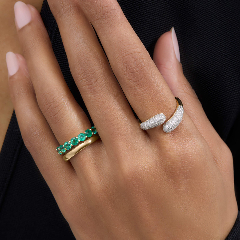 Emerald Luxe Eternity Band 5