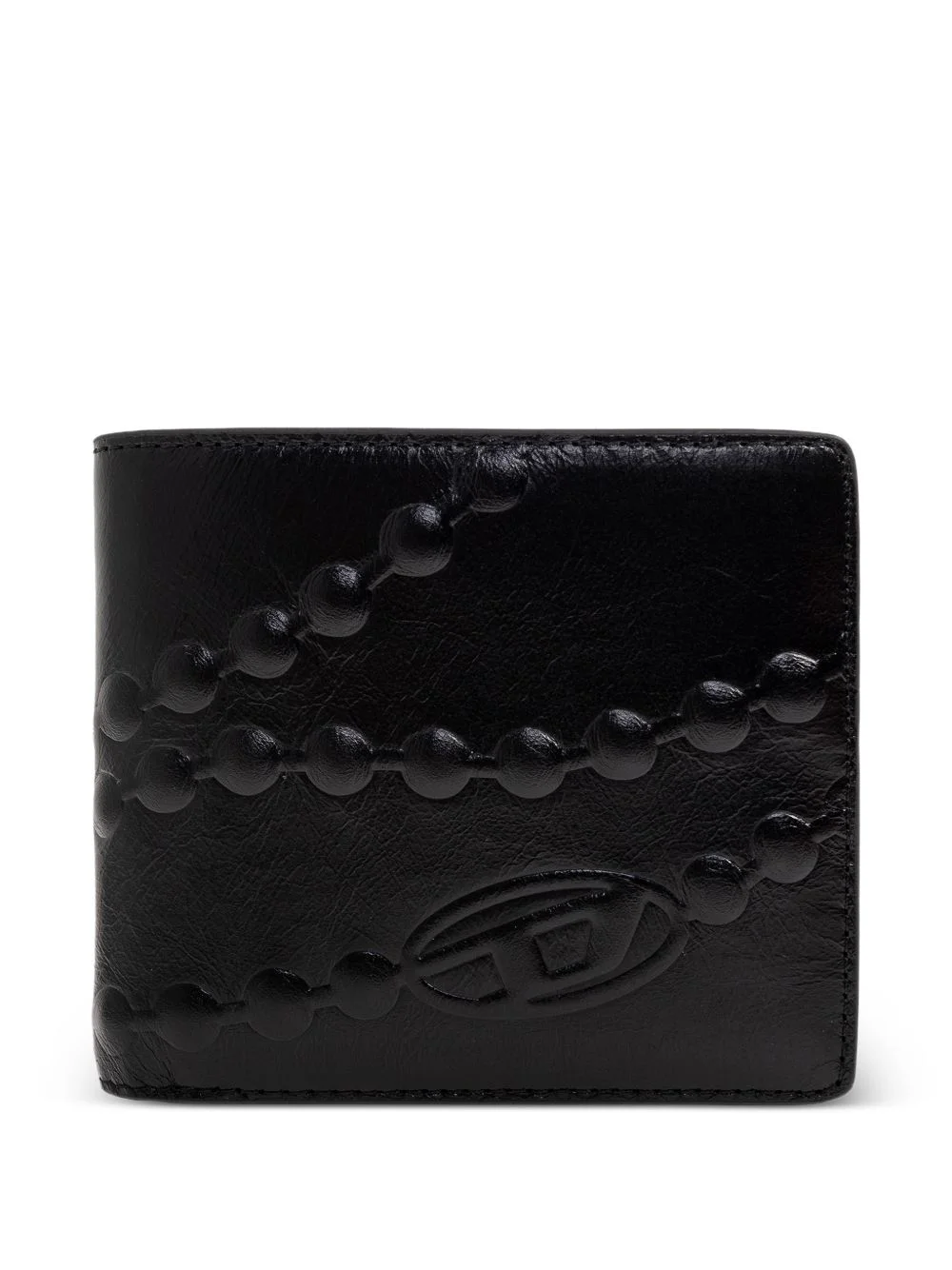 embossed bi-fold wallet - 1