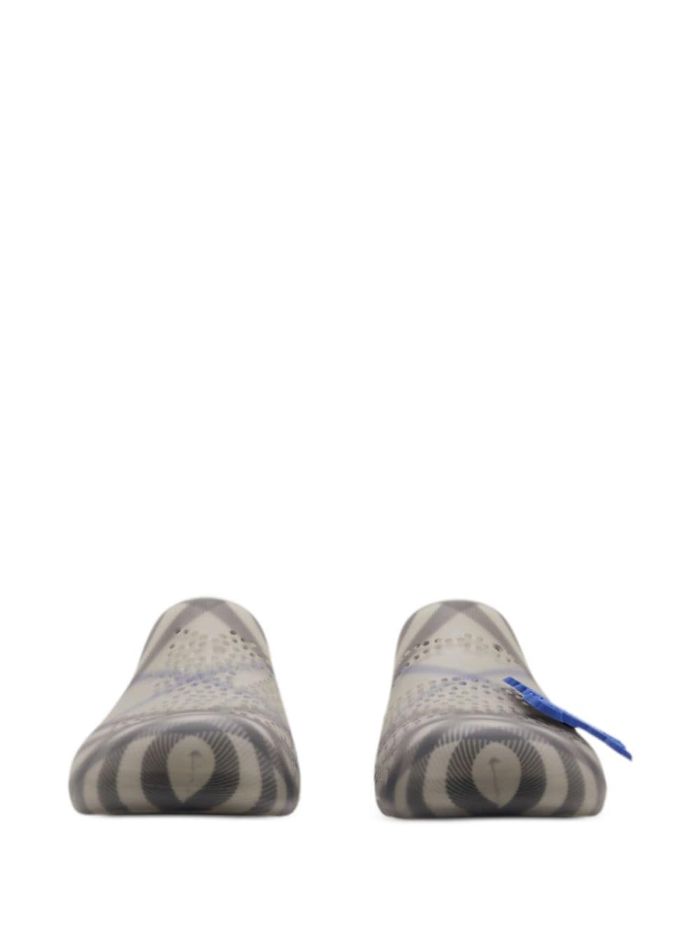Stingray checked-lining slippers - 2