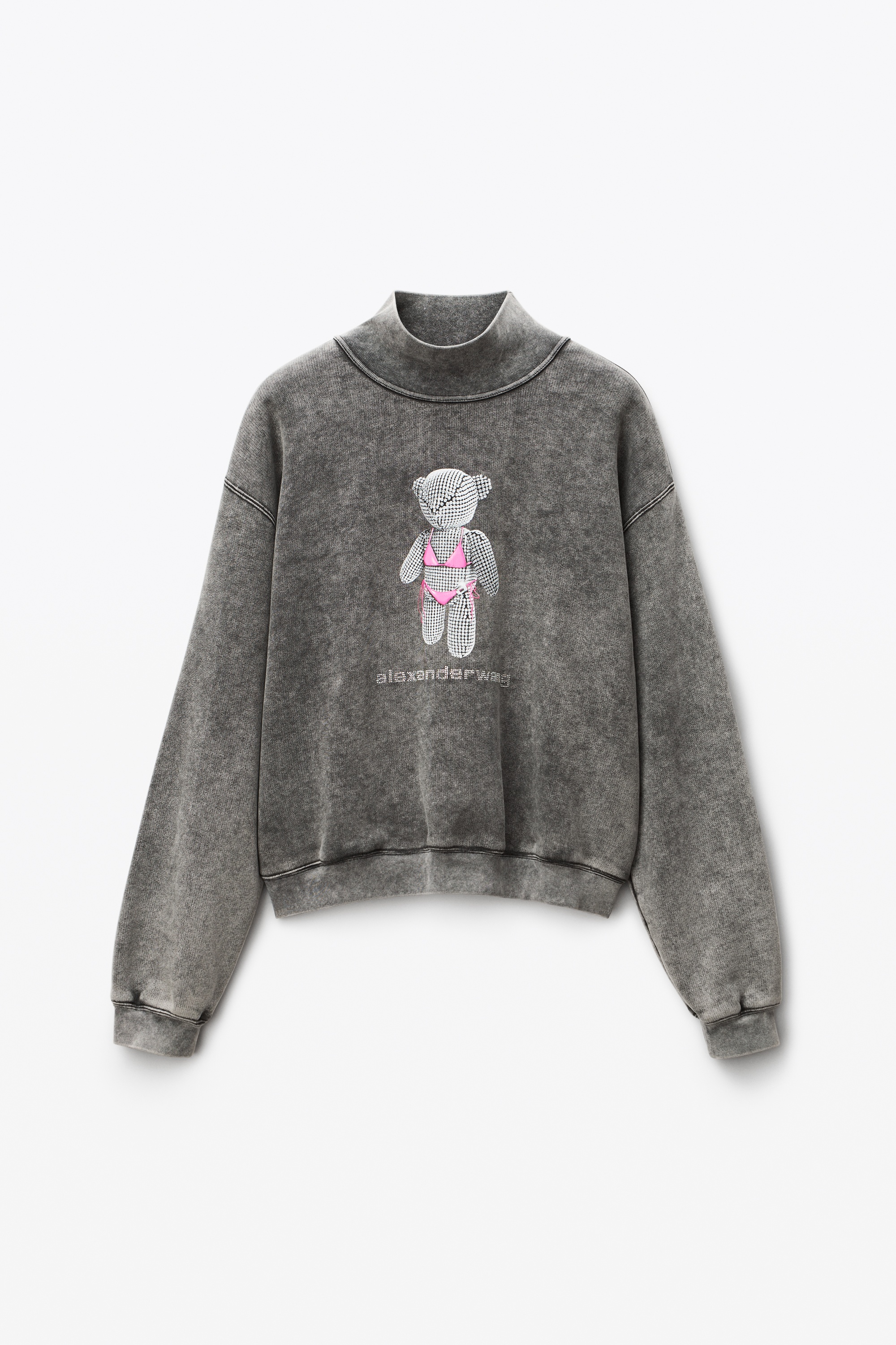 TEDDY BEAR GRAPHIC SWEATSHIRT IN TERRY - 1