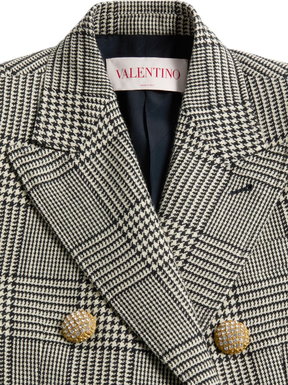 check-pattern blazer - 6