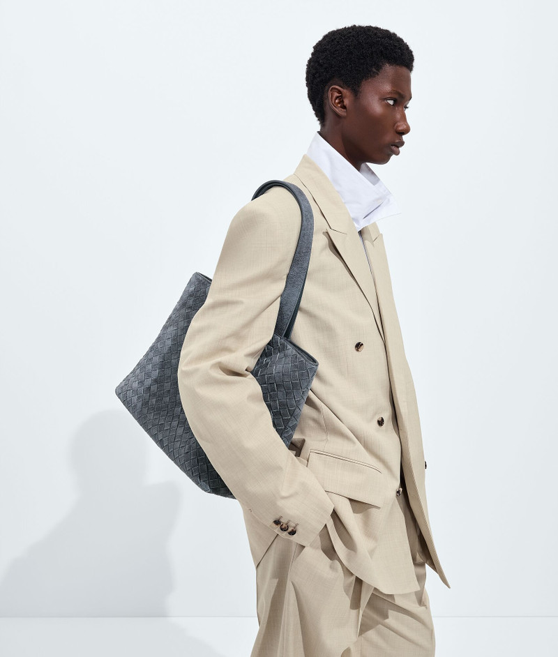 Bottega Veneta Small Intrecciato Zipped Tote outlook