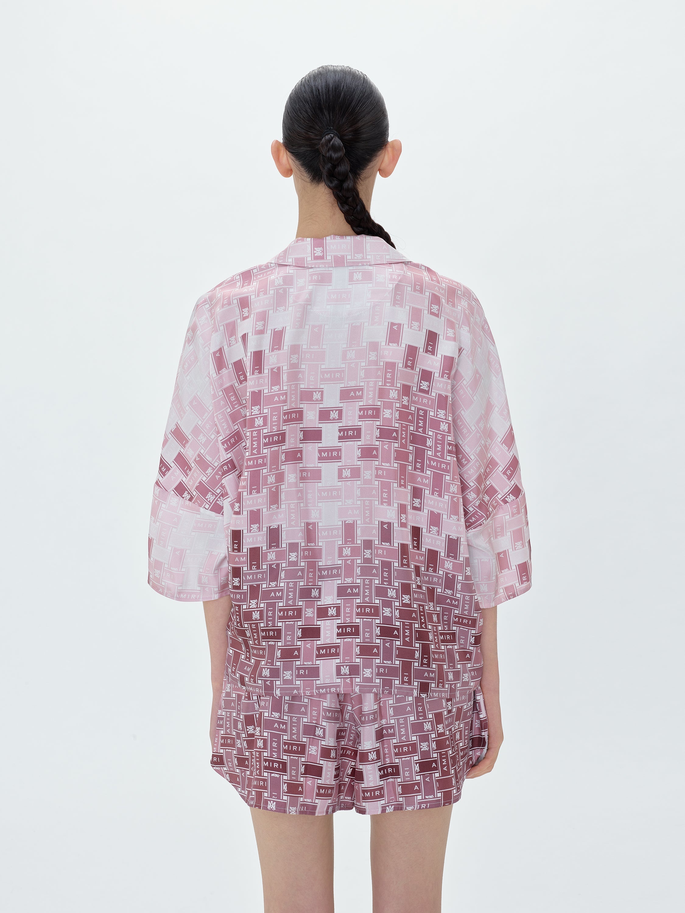 GRADIENT TAPE BOWLING SHIRT - 4
