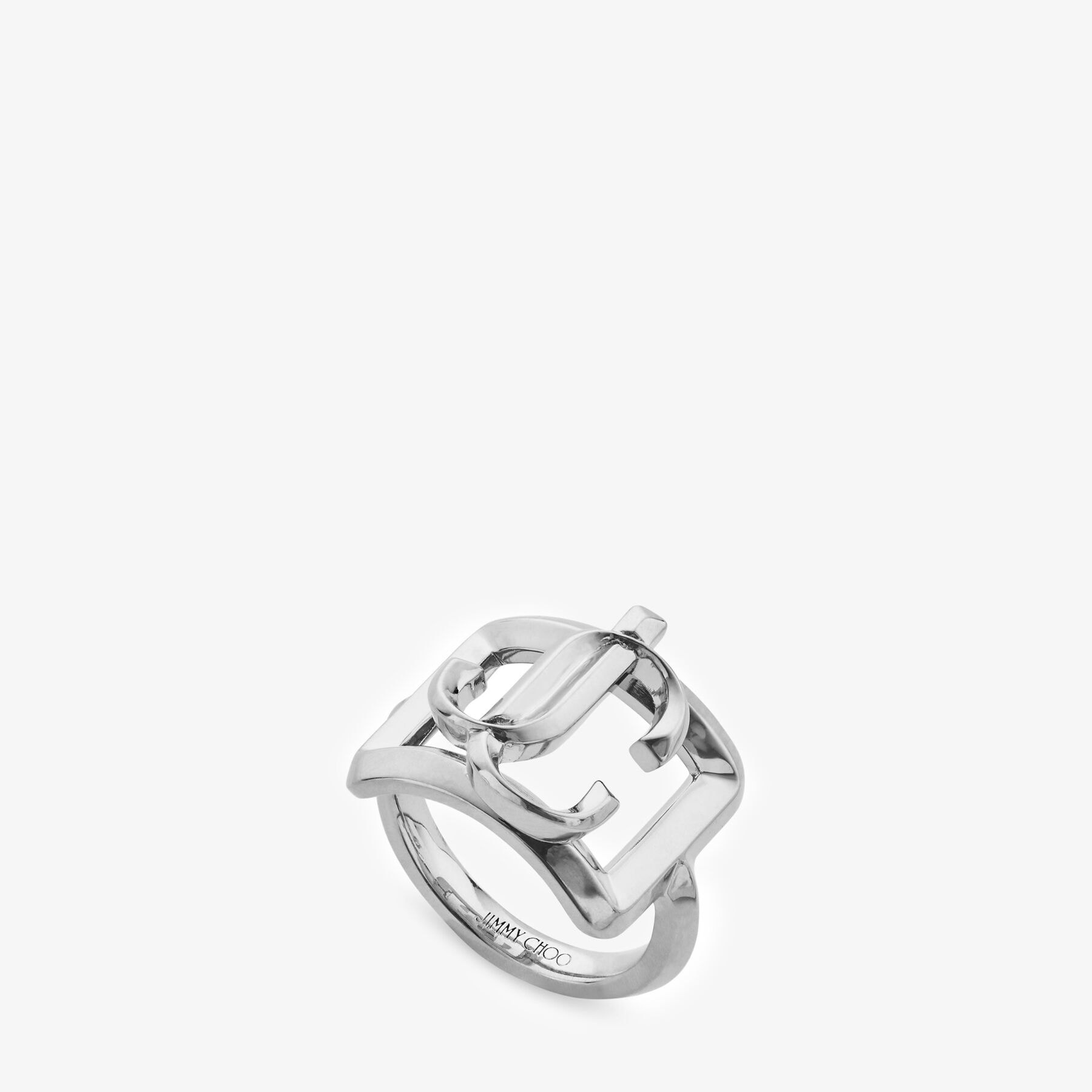 Square JC Slim Ring
Silver-Finish Square Ring - 3