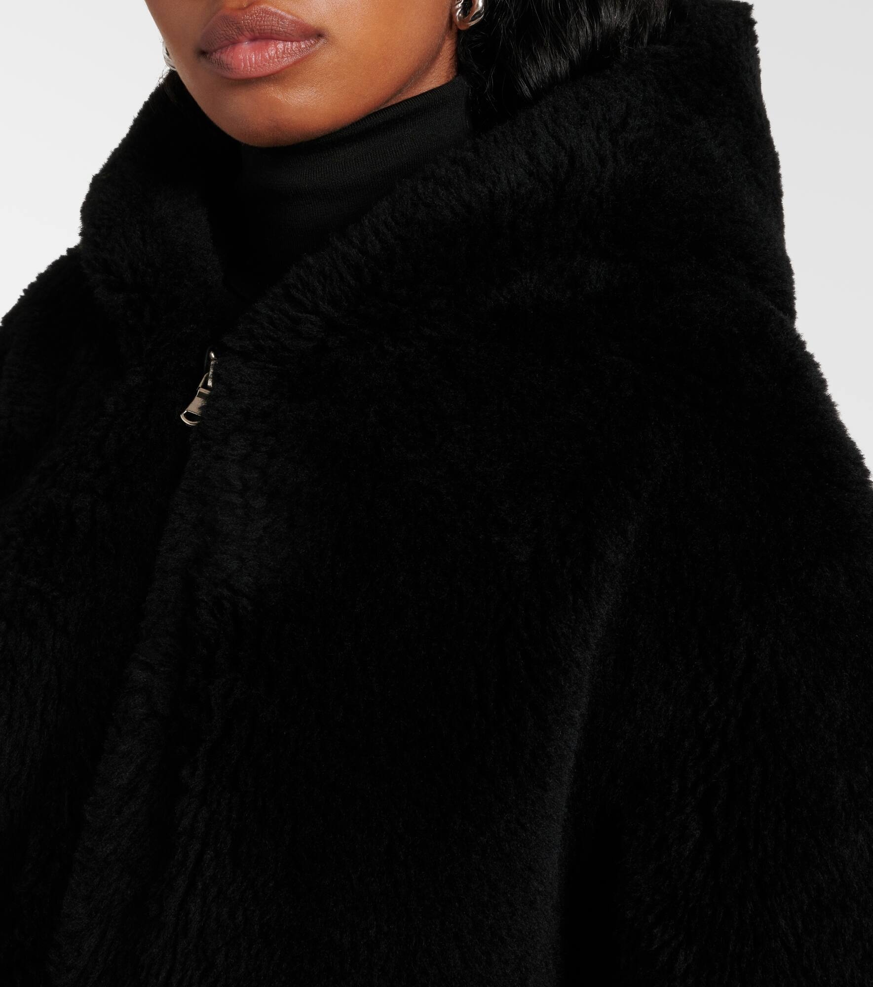 Meteo wool faux fur jacket - 4