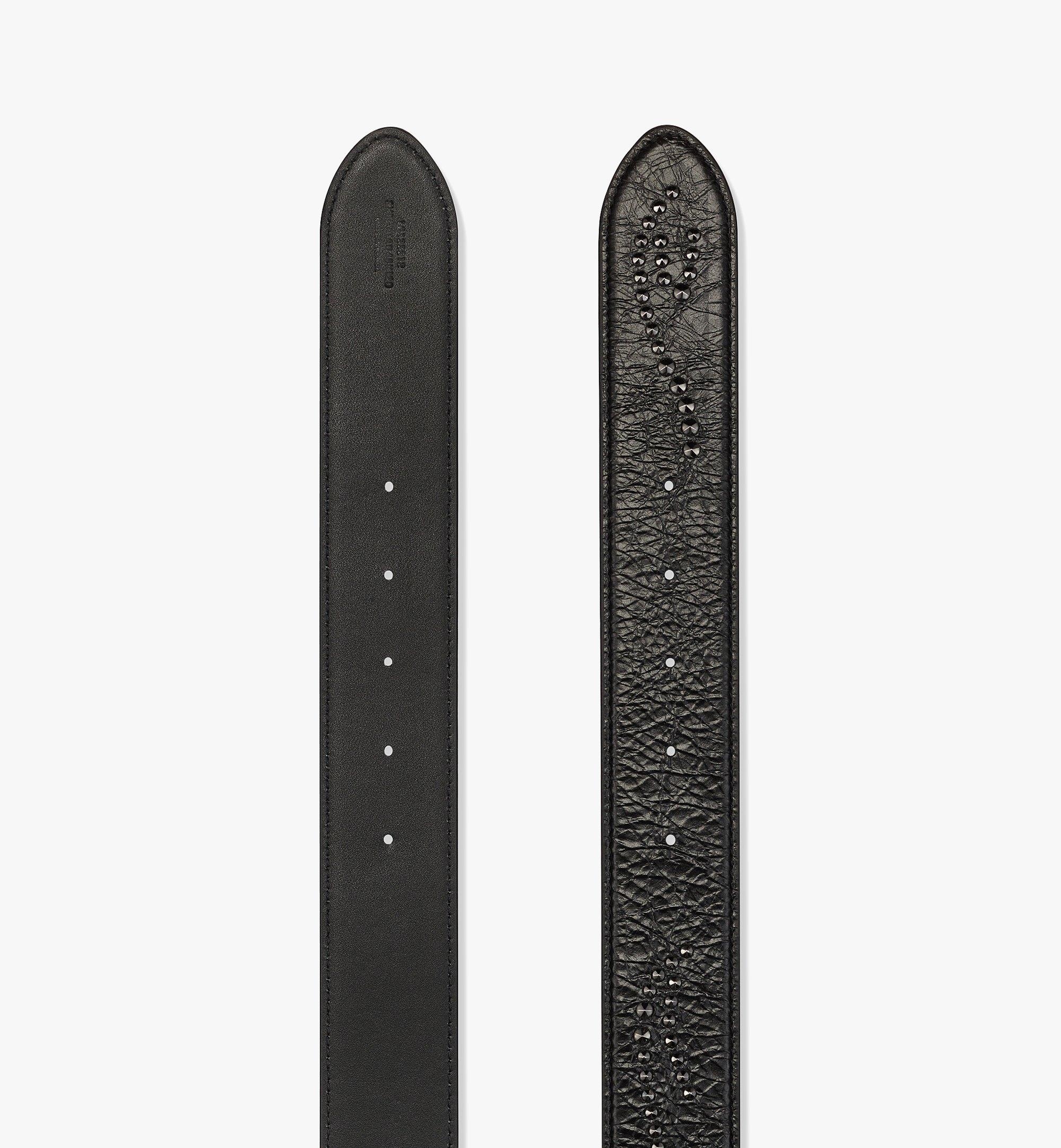 Aren Studded Belt 1.5" in Crushed Leather - 3