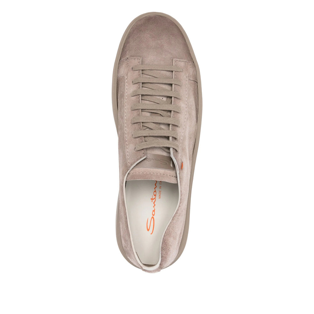 Santoni Grey Trainers - Low-Tops Men - 2