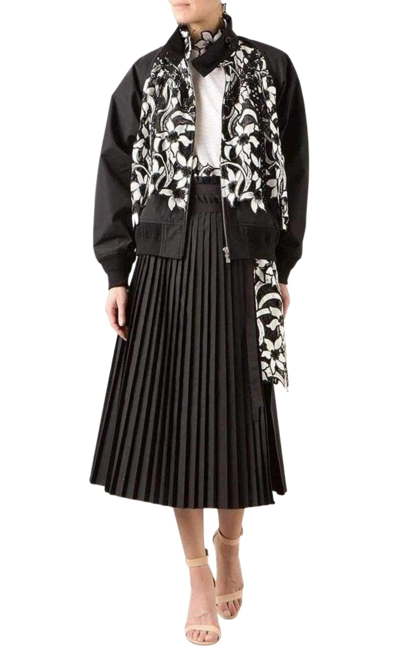 Broderie Anglaise Floral Cotton Jacket - 2