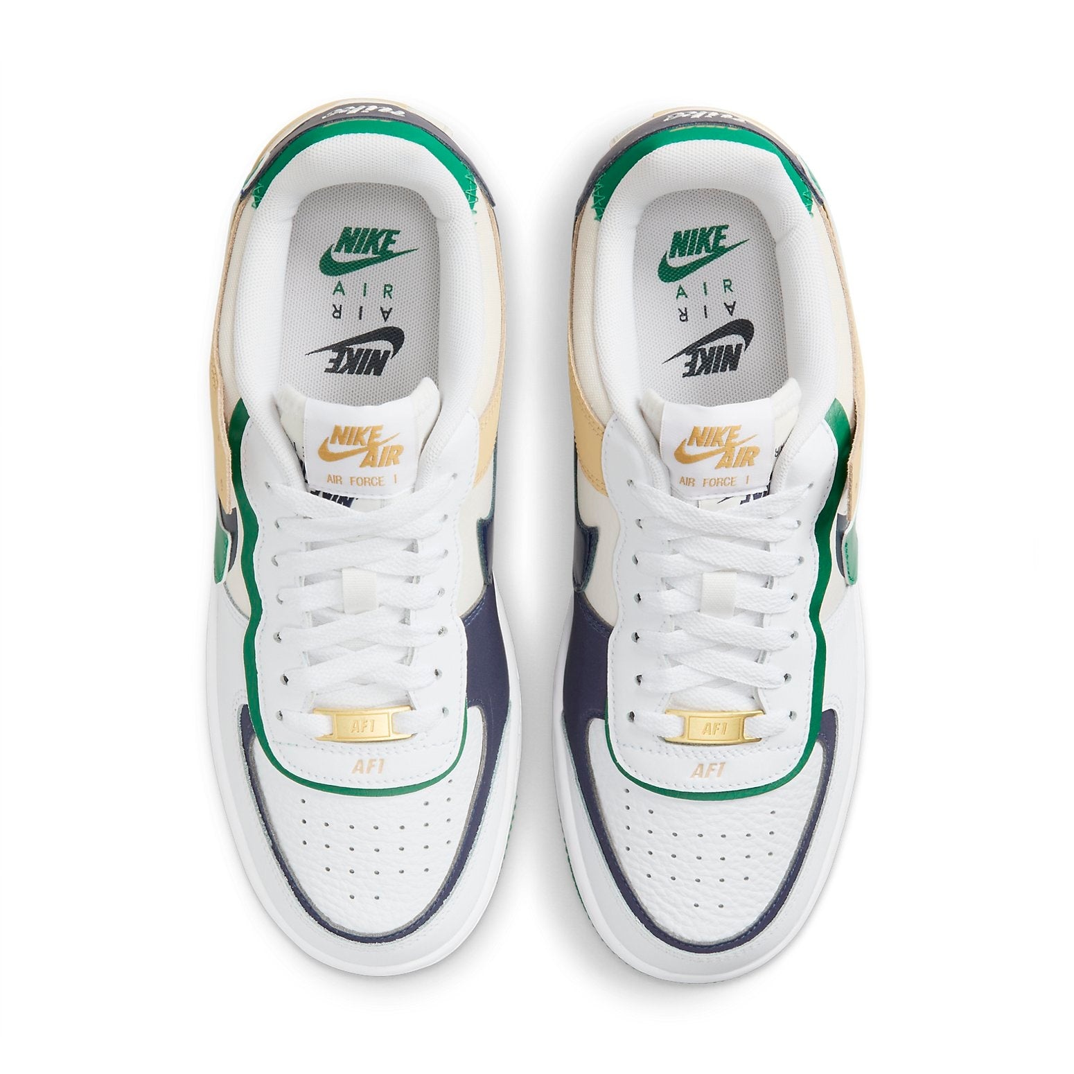(WMNS) Nike Air Force 1 Shadow 'White Malachite Sesame' DZ1847-102 - 4