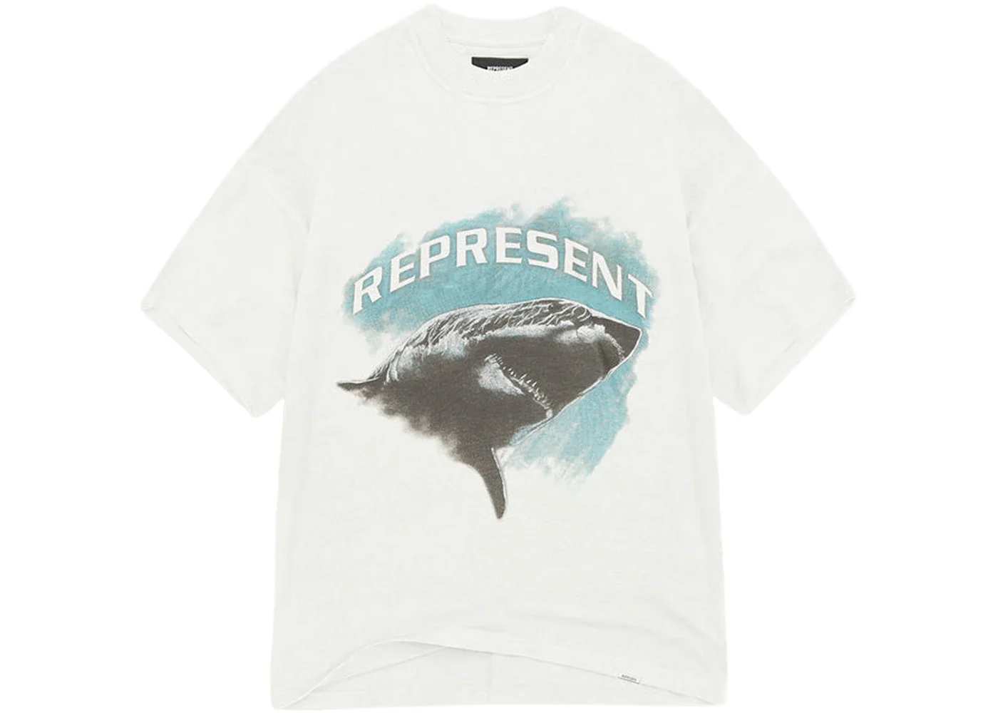 Represent Shark T-Shirt Flat White - 1