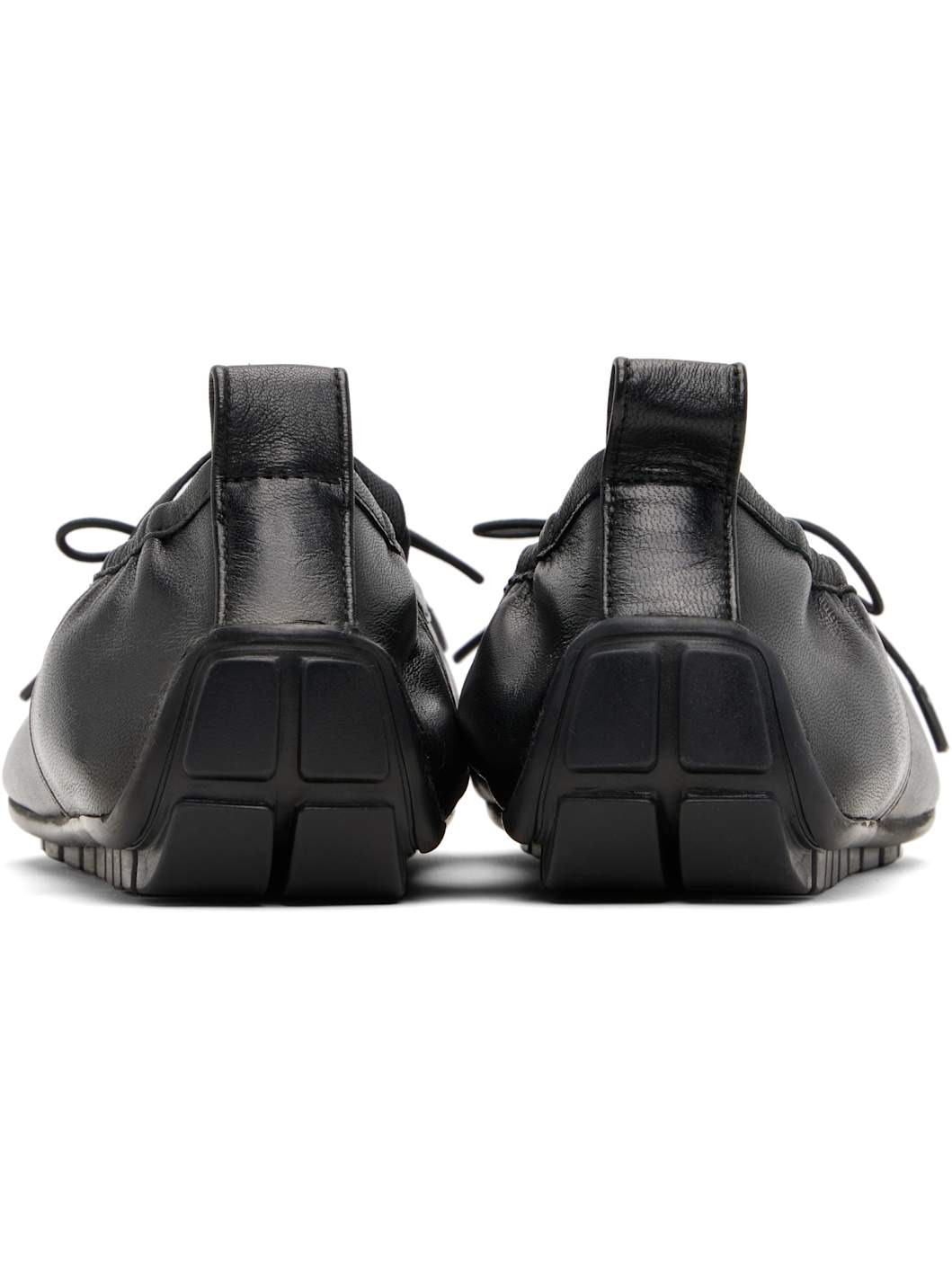 Black Grip Ballerina Flats - 2