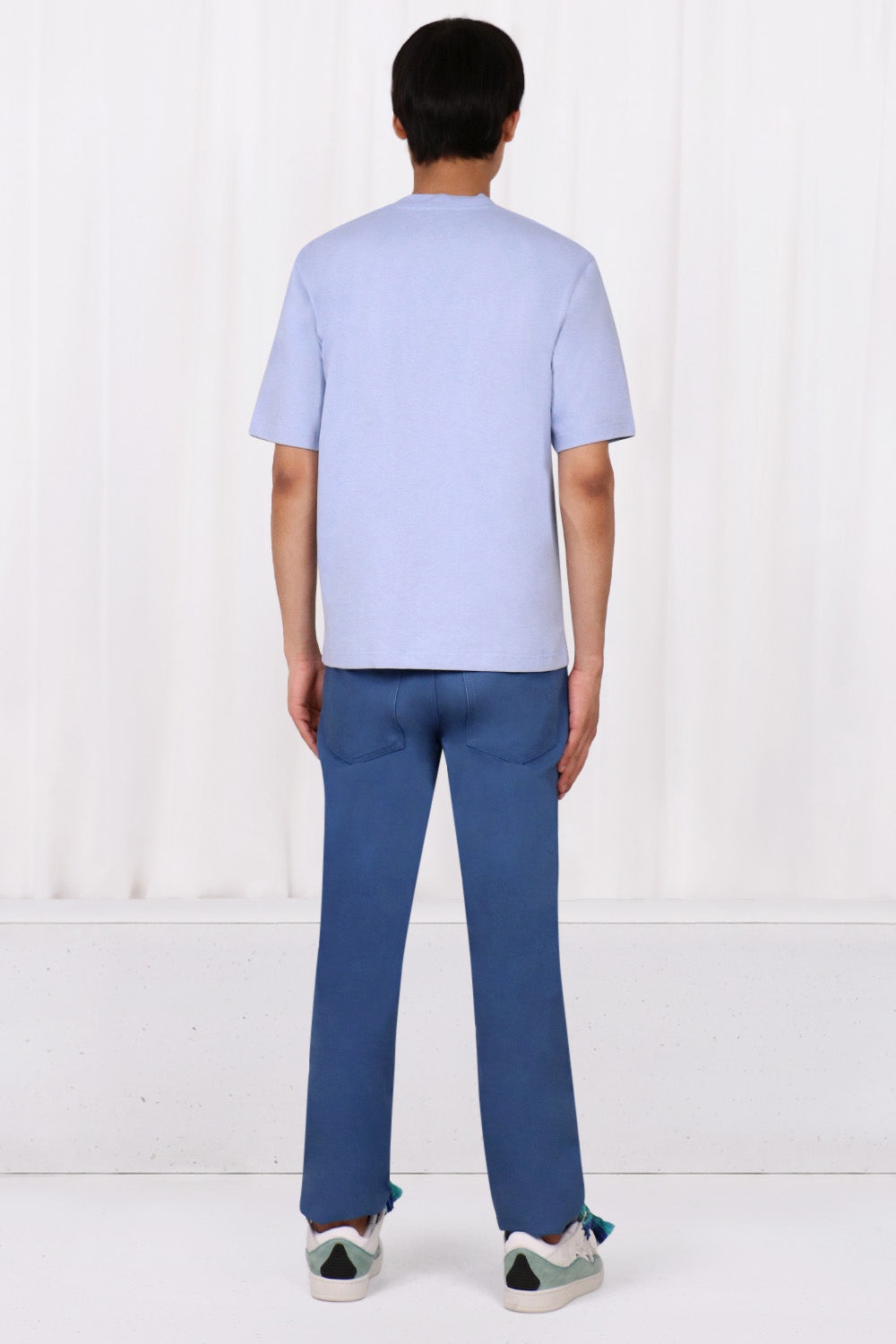 SLIM FIT DENIM WORKWEAR PANTS | BLUE - 4