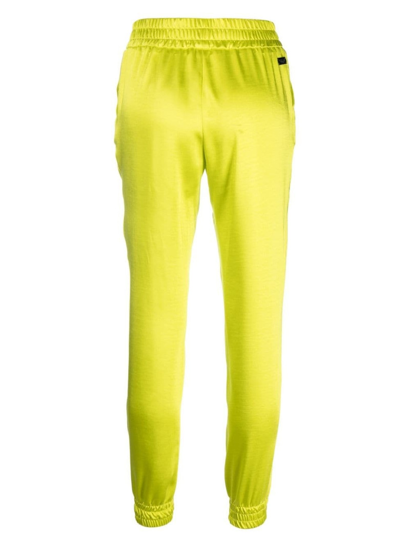 PHILIPP PLEIN tapered satin track pants outlook