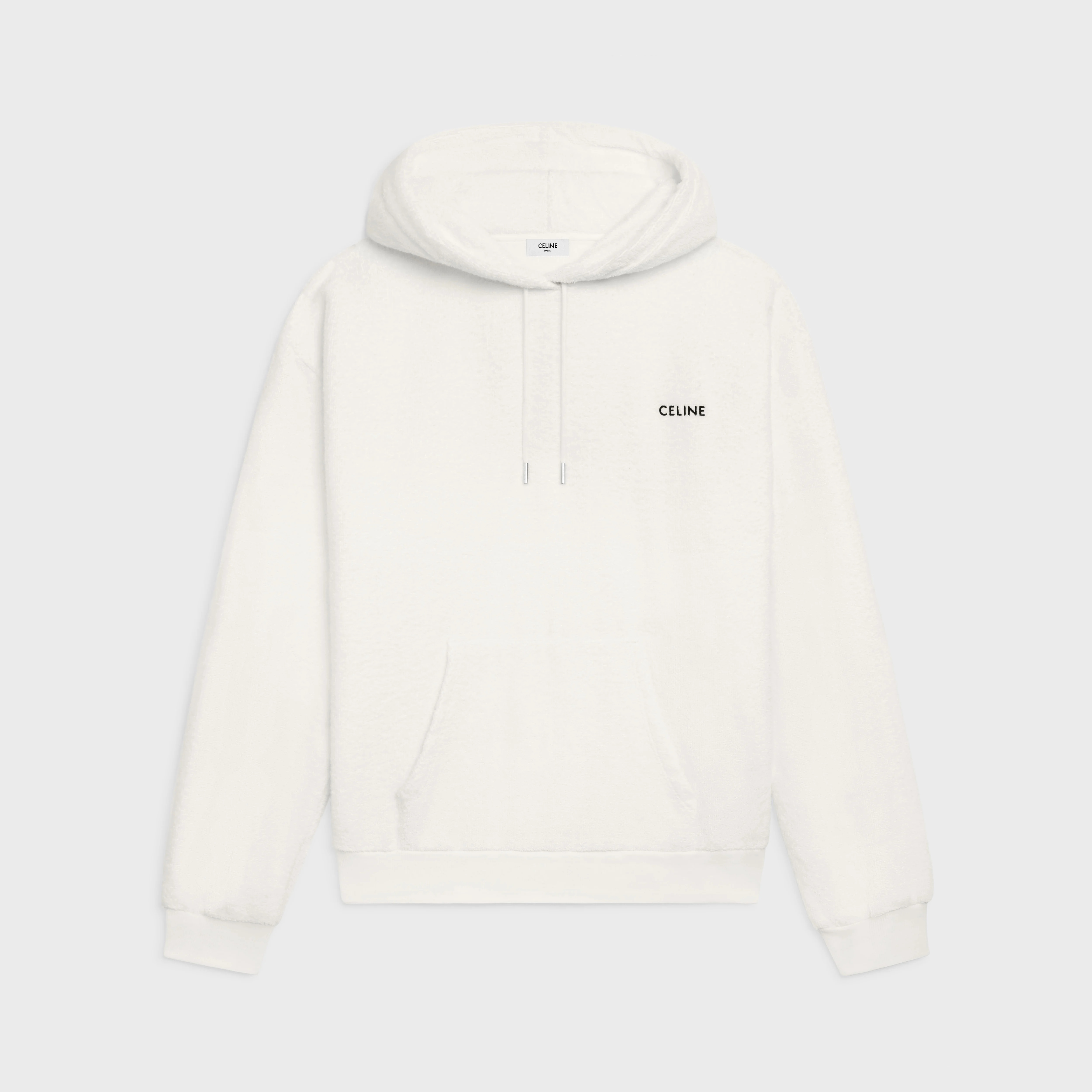 loose celine hoodie in terry cotton - 1