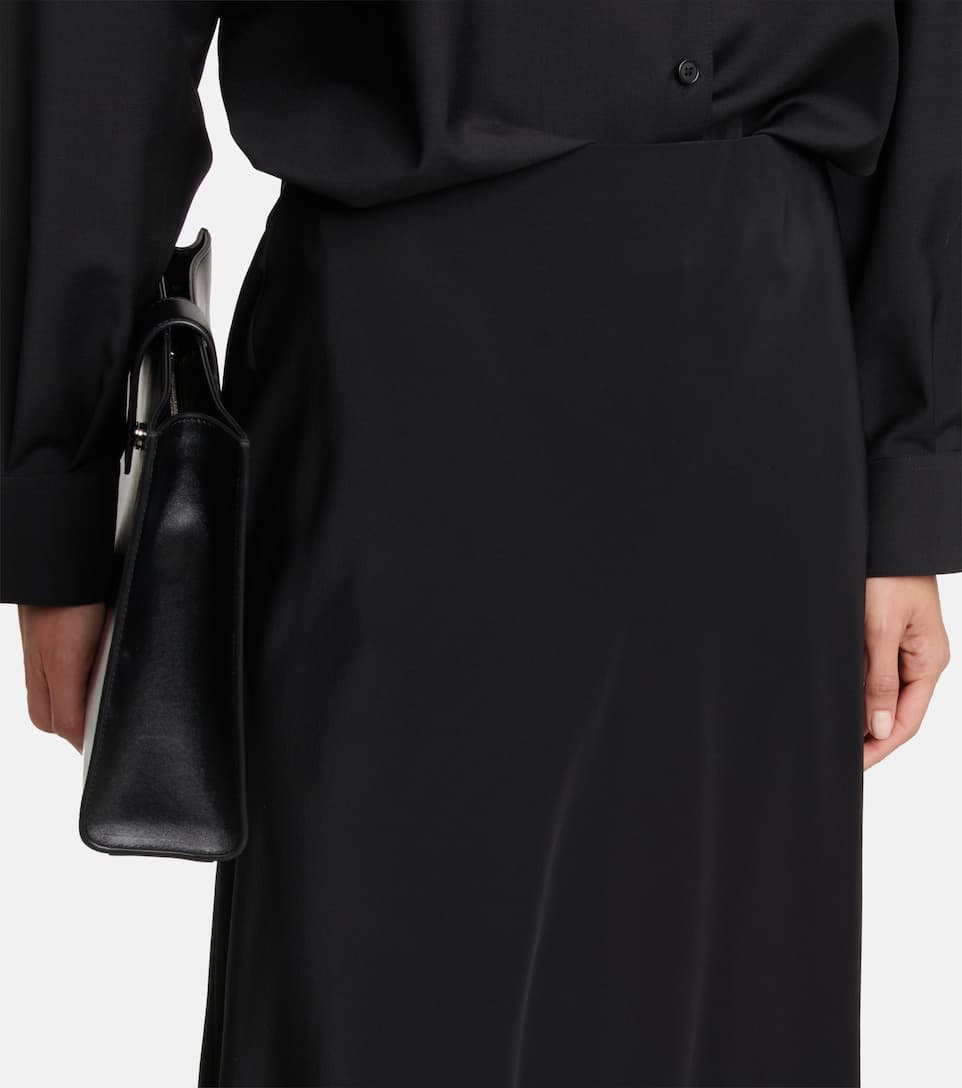 Medela silk satin midi skirt - 4