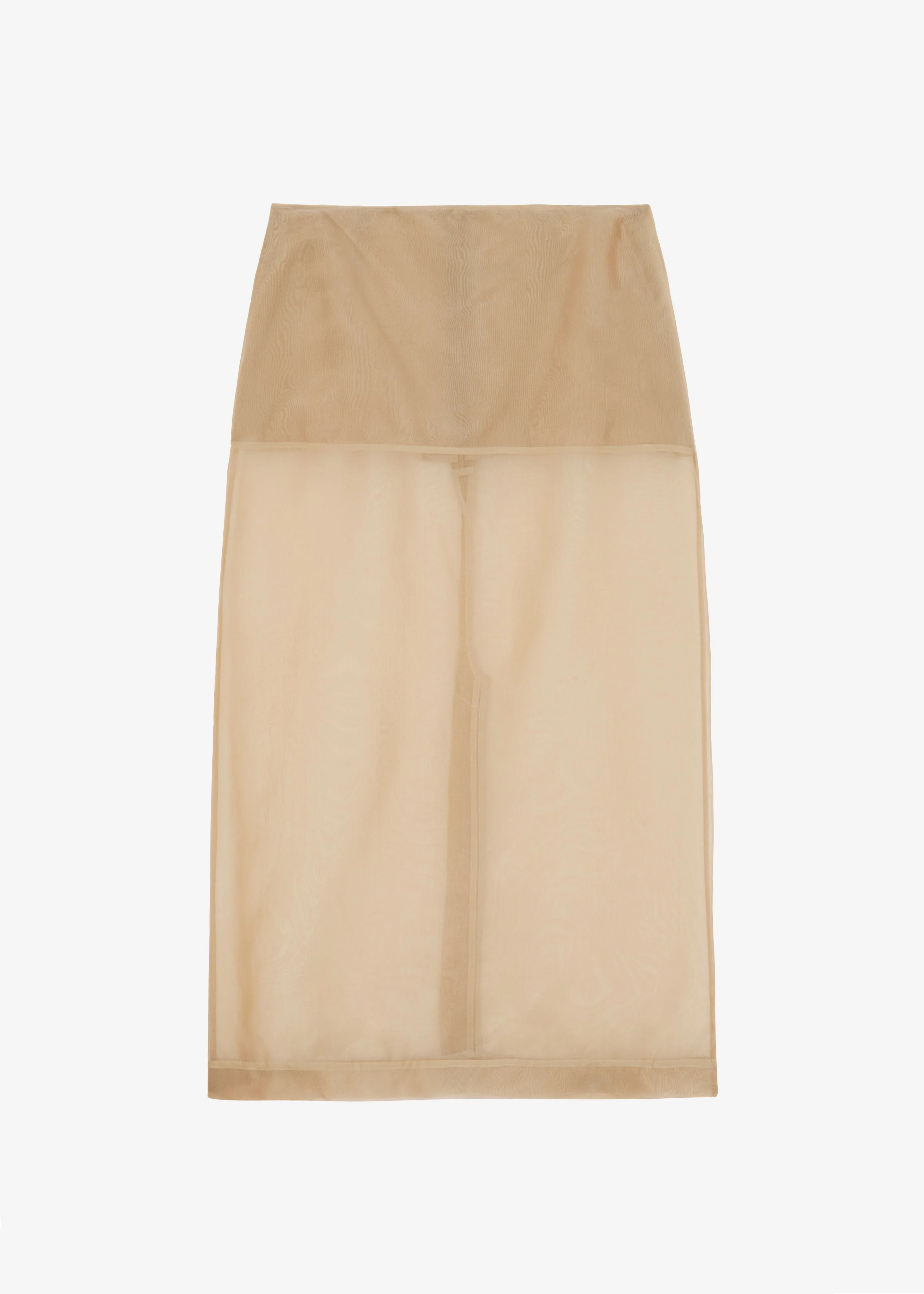 Peri Sheer Midi Skirt - Desert Sand - 1