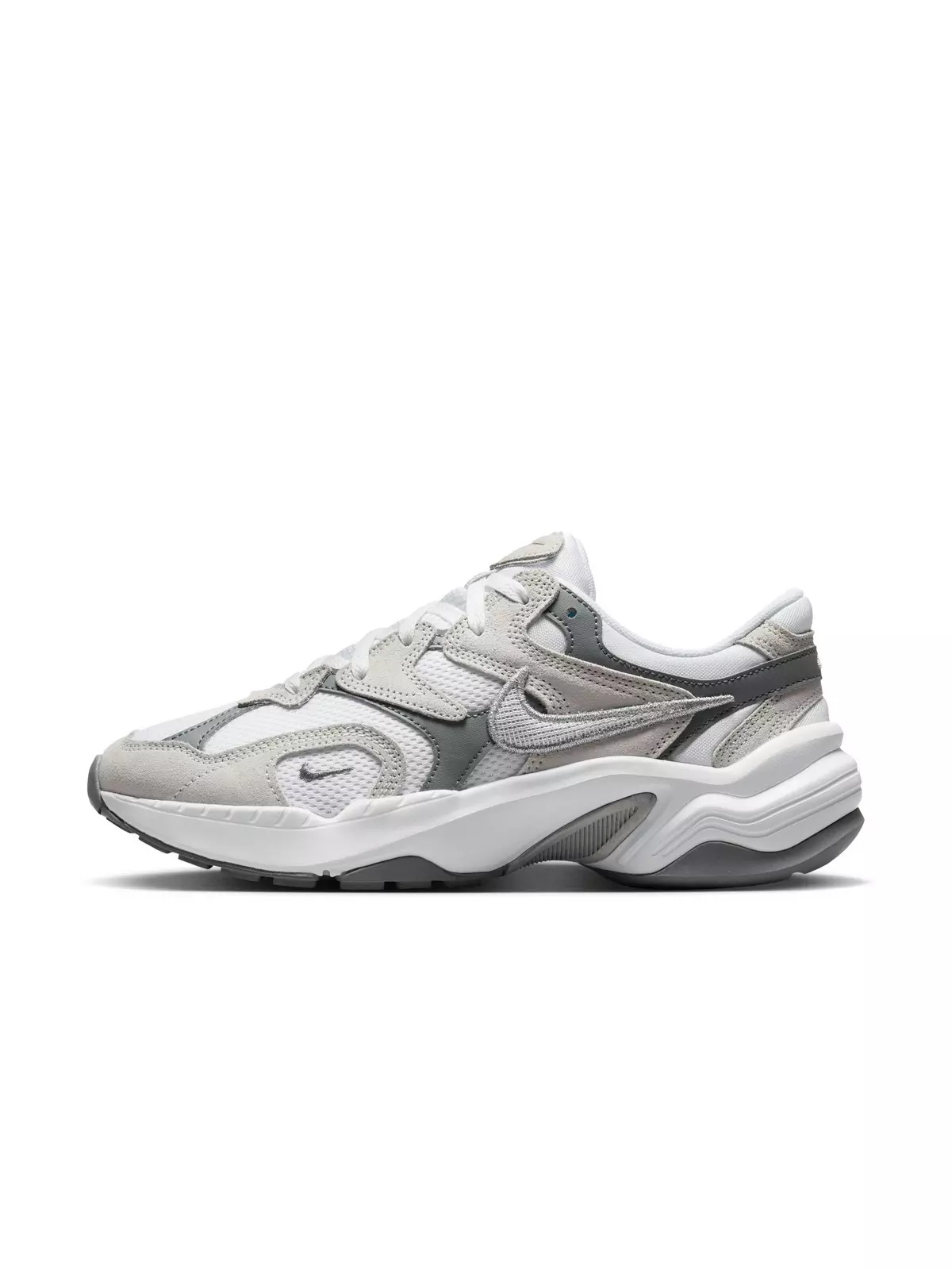 AL8 "White/Metallic Silver/Smoke Grey/Black" Women's Shoe - 3