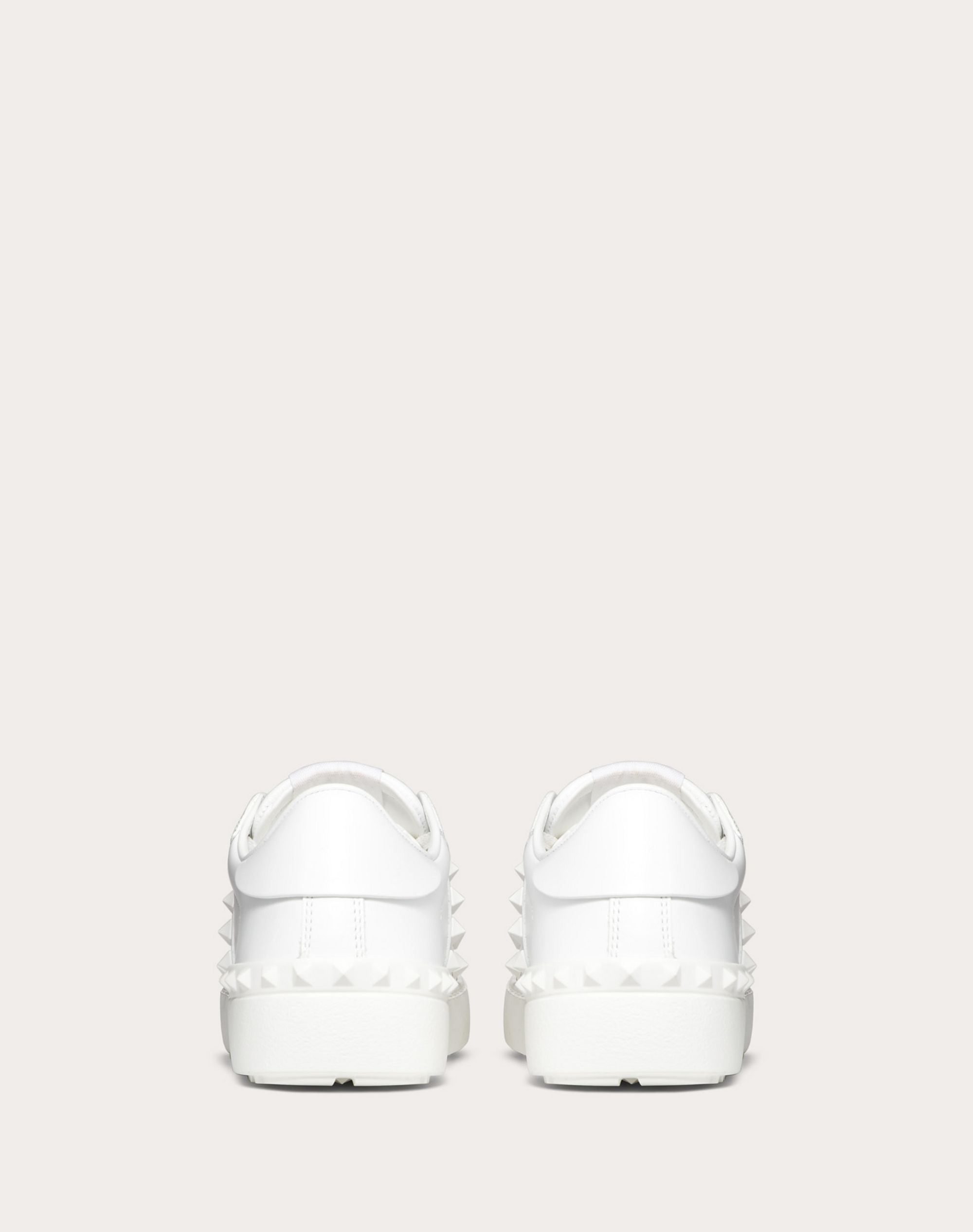 Rockstud Untitled Sneaker in Calfskin Leather - 3