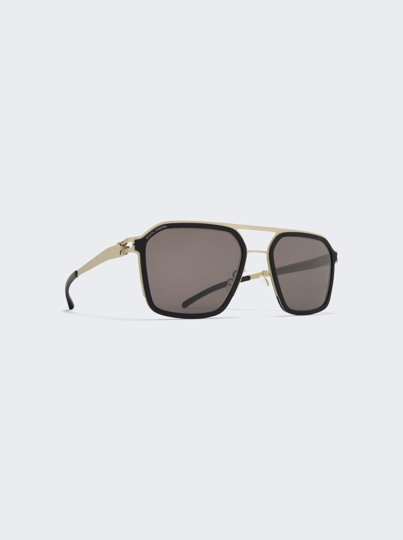MYKITA X Rimowa Heritage Mr003 Sunglasses Titan And Black outlook
