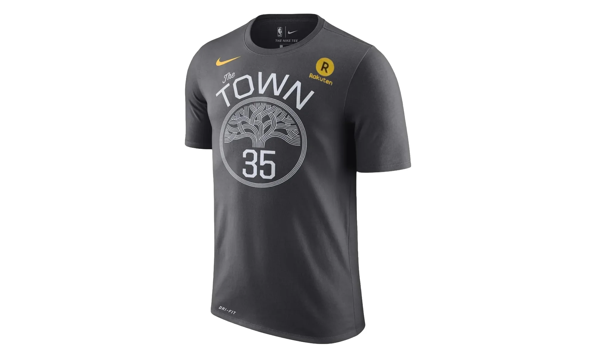 NBA GS Warriors The Town Tee "Kevin Durant-Grey" AX1G104 - 1