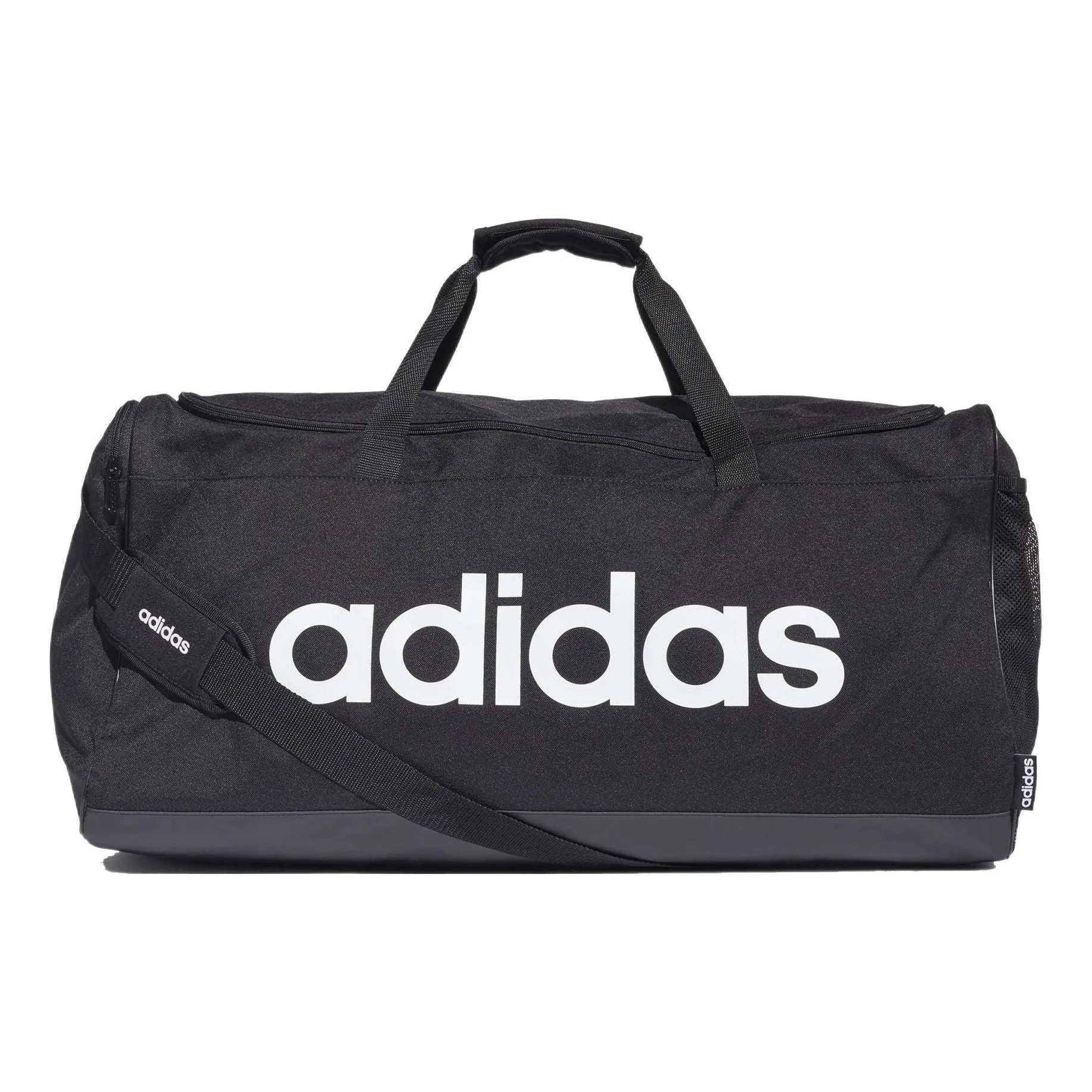 adidas Linear Logo Duffel Bag Large 'Black White' FM2400 - 1