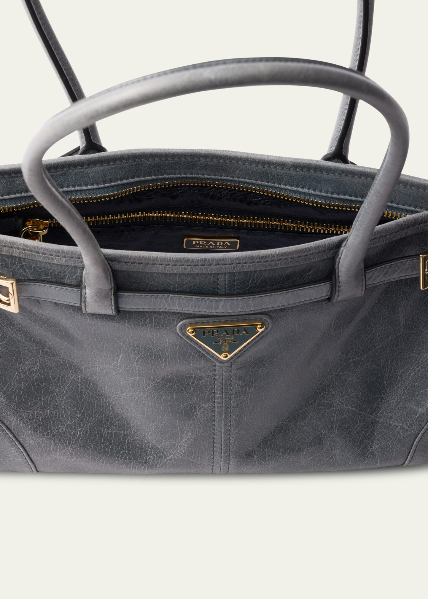 Medium East-West Leather Shoulder Bag - 3