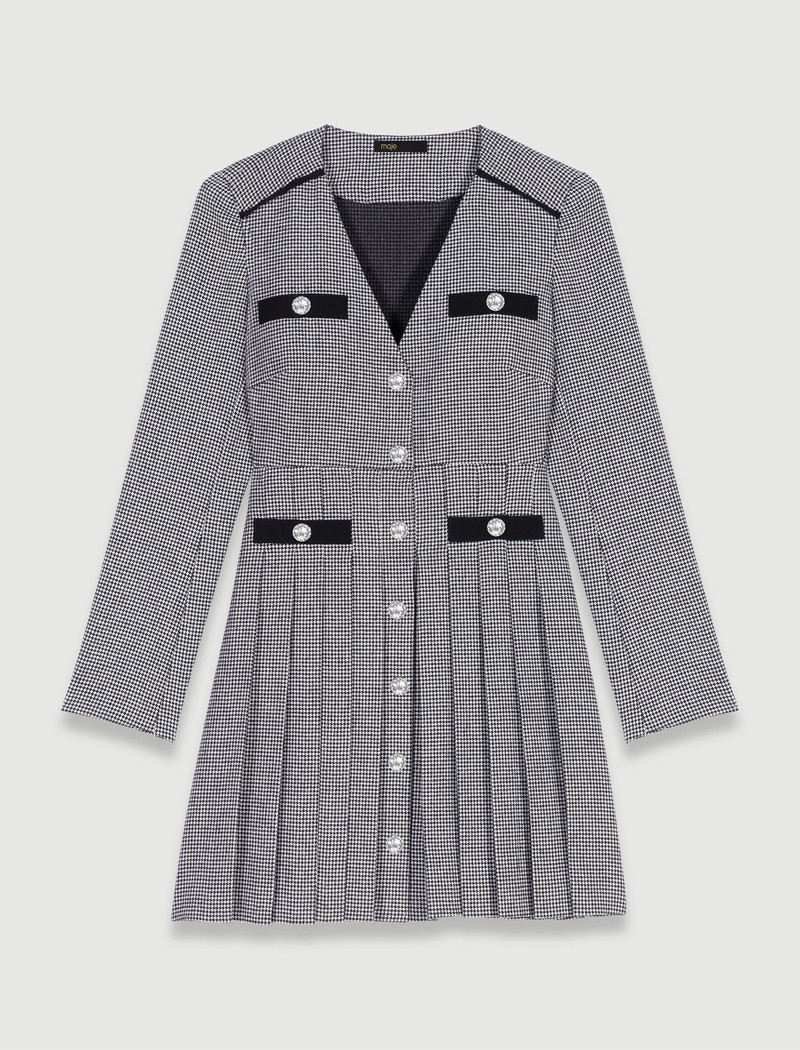 Short pleated dress 1