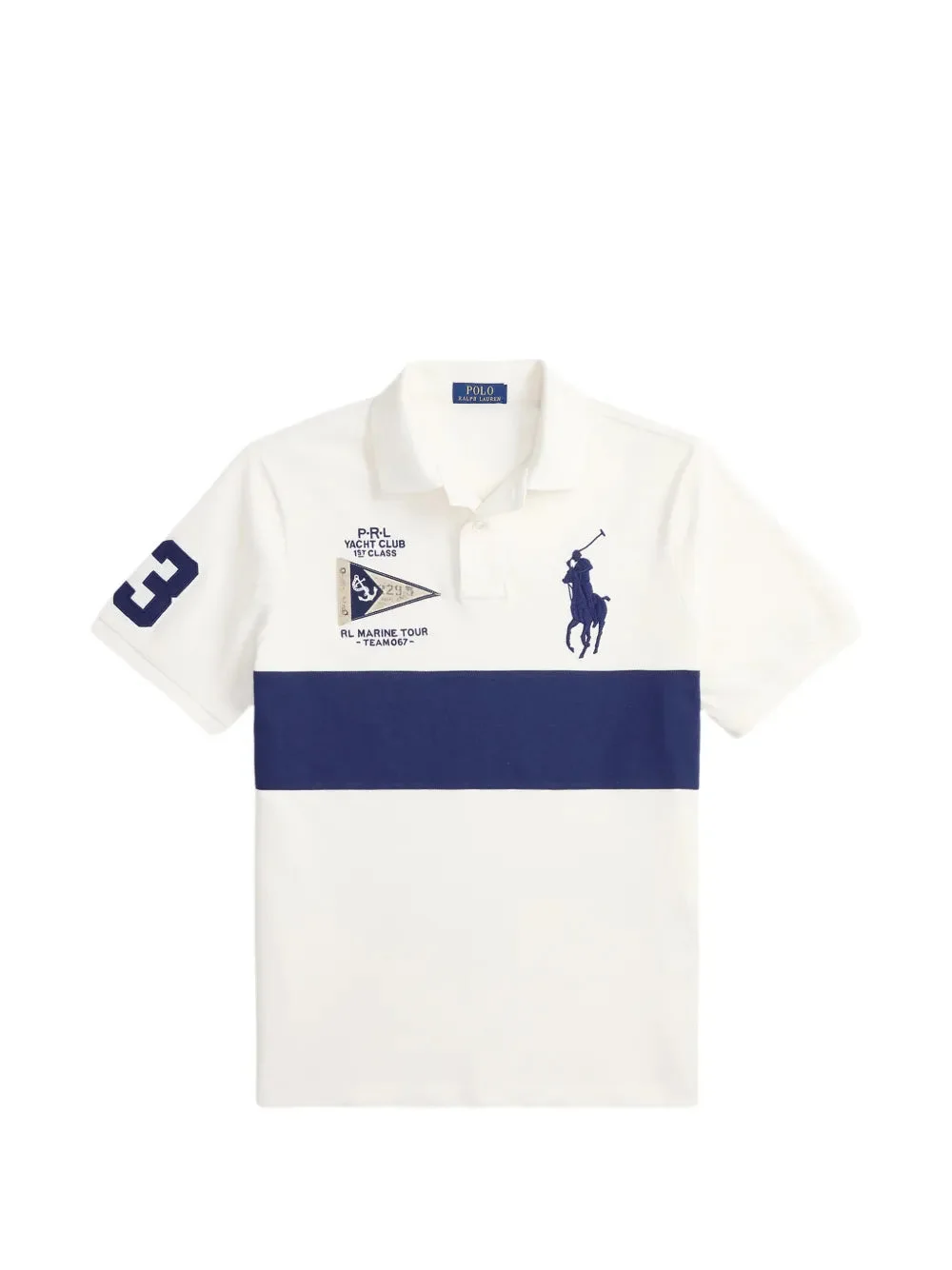 NAUTICAL-FLAG BIG-PONY POLO SHIRT - 1