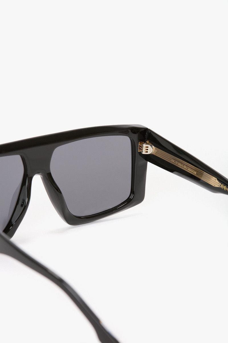Oversized Flat Top Frame In Black 5