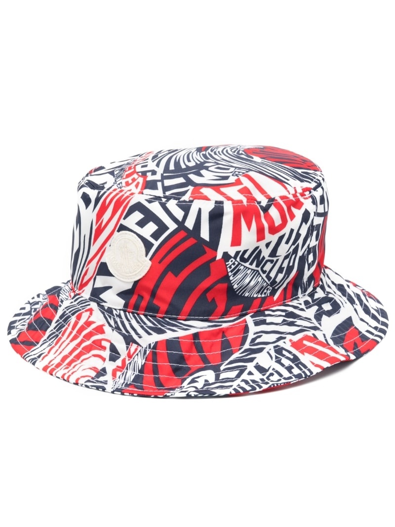 logo-print bucket hat - 1