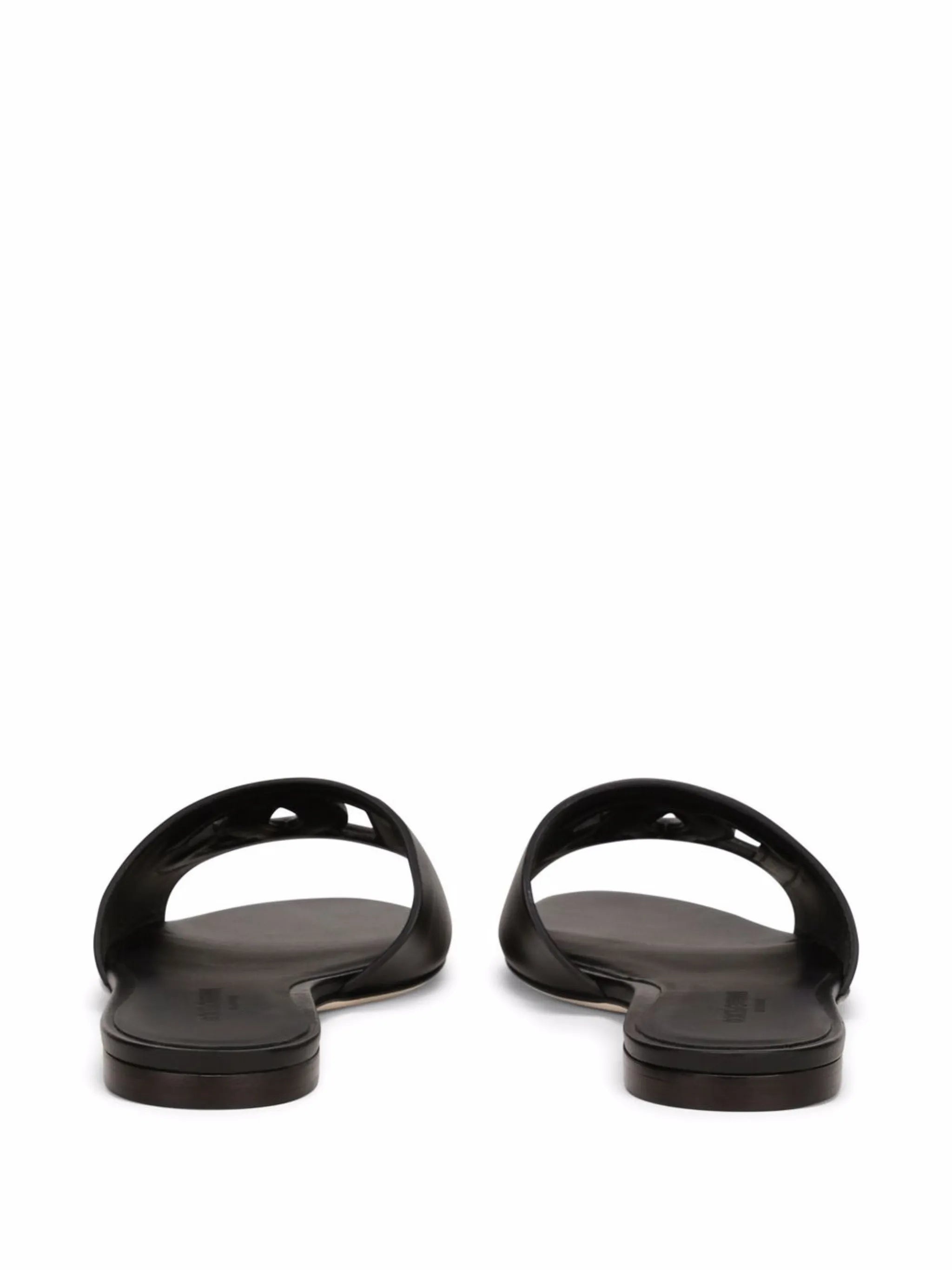 Dolce & Gabbana DG Logo Leather Sandals - 2