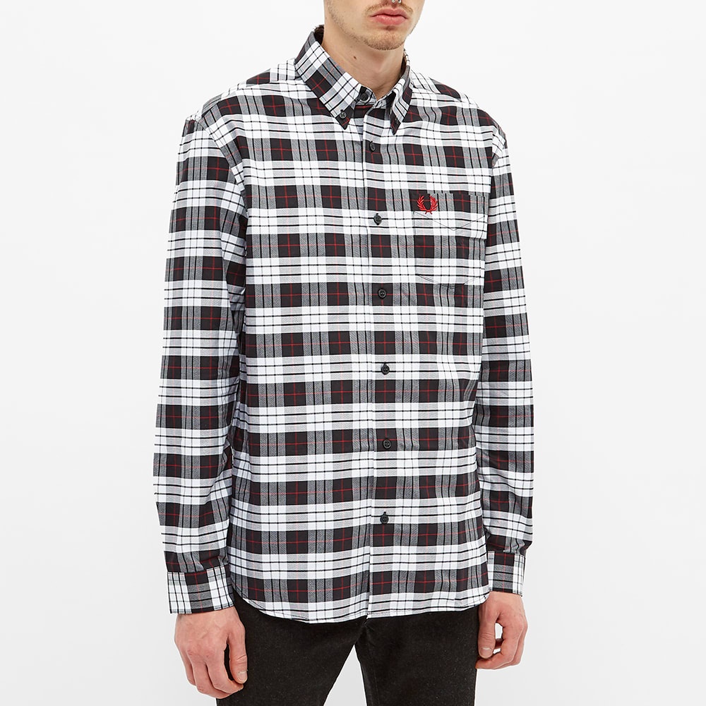 Fred Perry Button Down Tartan Shirt - 5