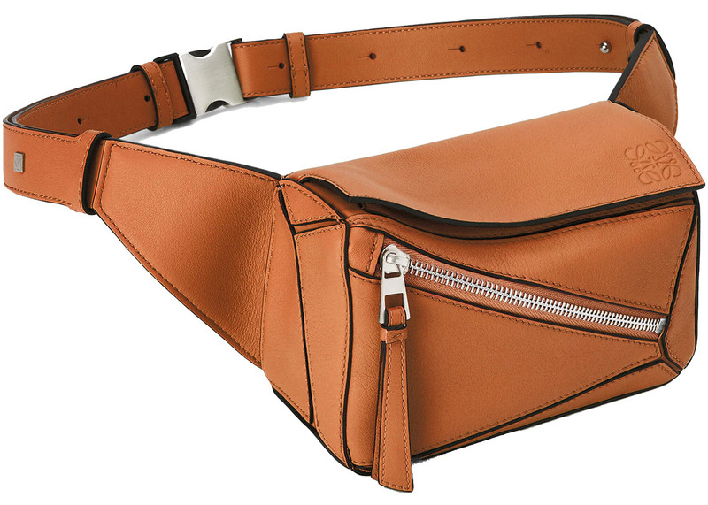Loewe LOEWE Puzzle Bum Bag in Classic Calfskin Mini Tan outlook