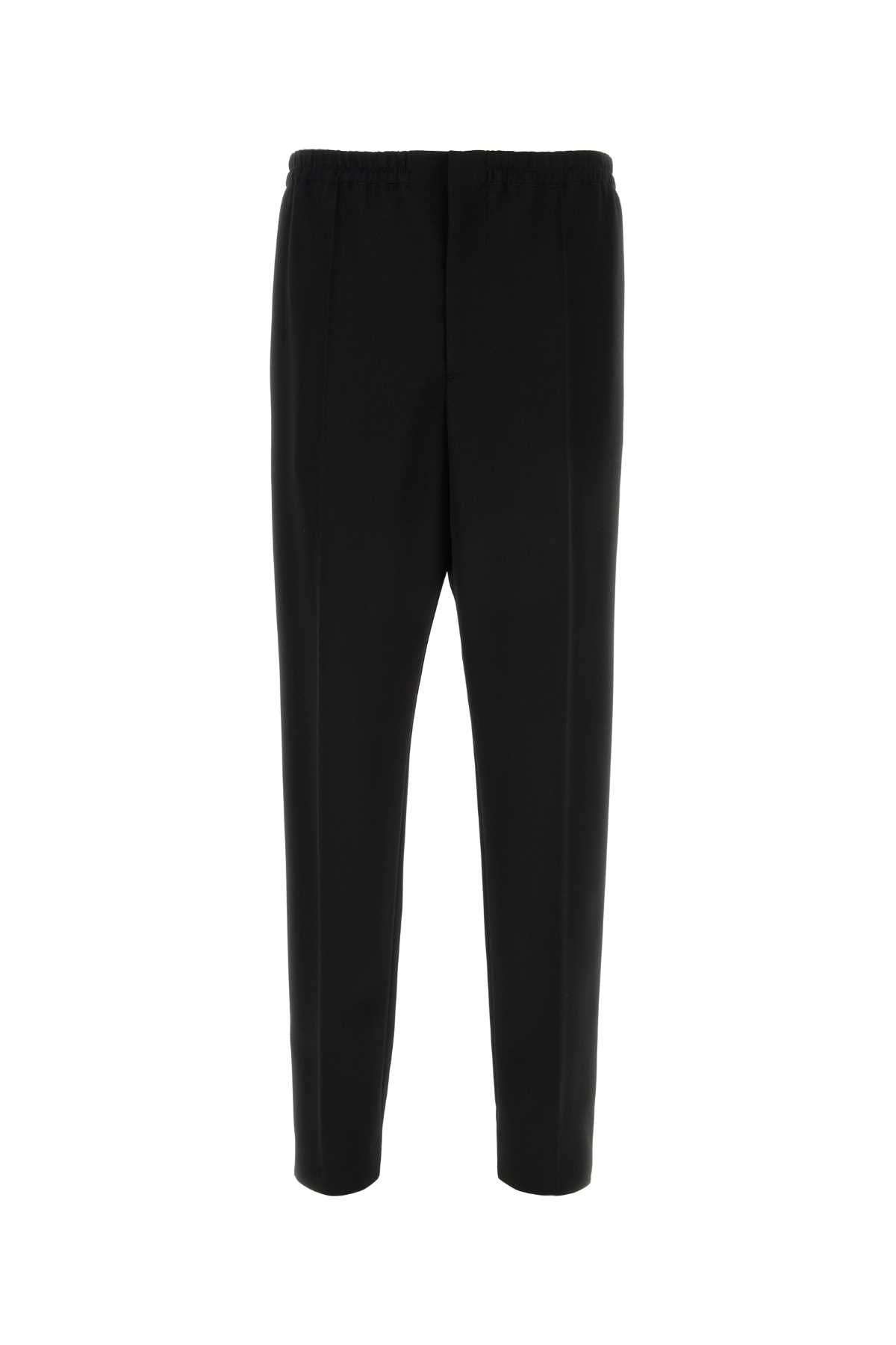 Bottega Veneta Men Black Wool Pant - 1