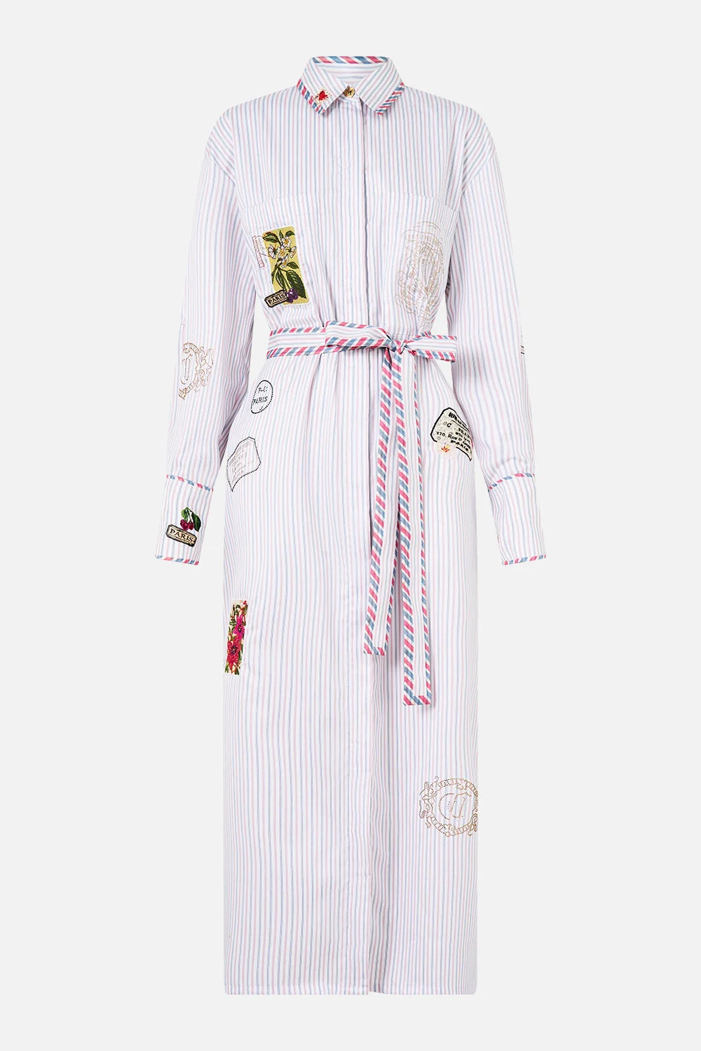BUTTON FRONT LONG DRESS LA BELLE BOTANIQUE - 1