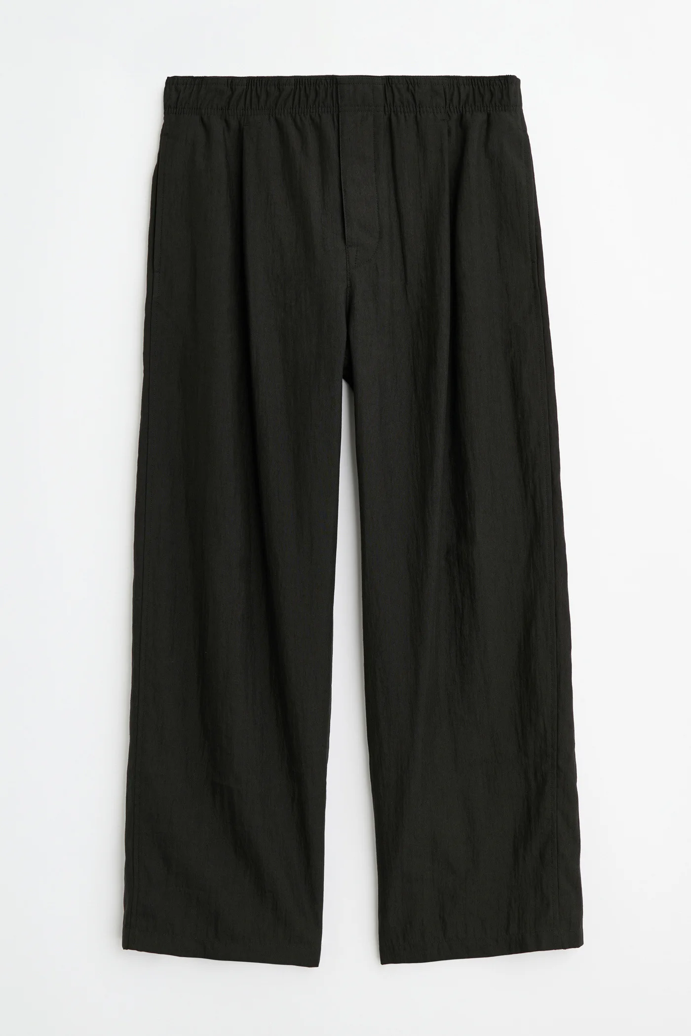 Leisure Trouser Soot Black Techflax - 1