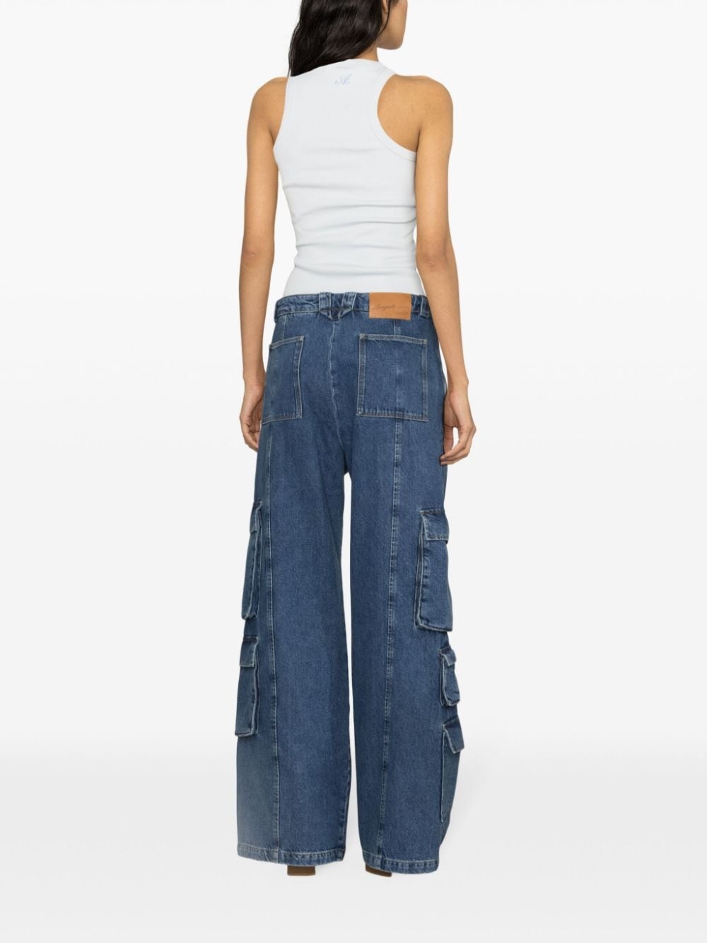 Roam wide-leg cargo jeans - 4