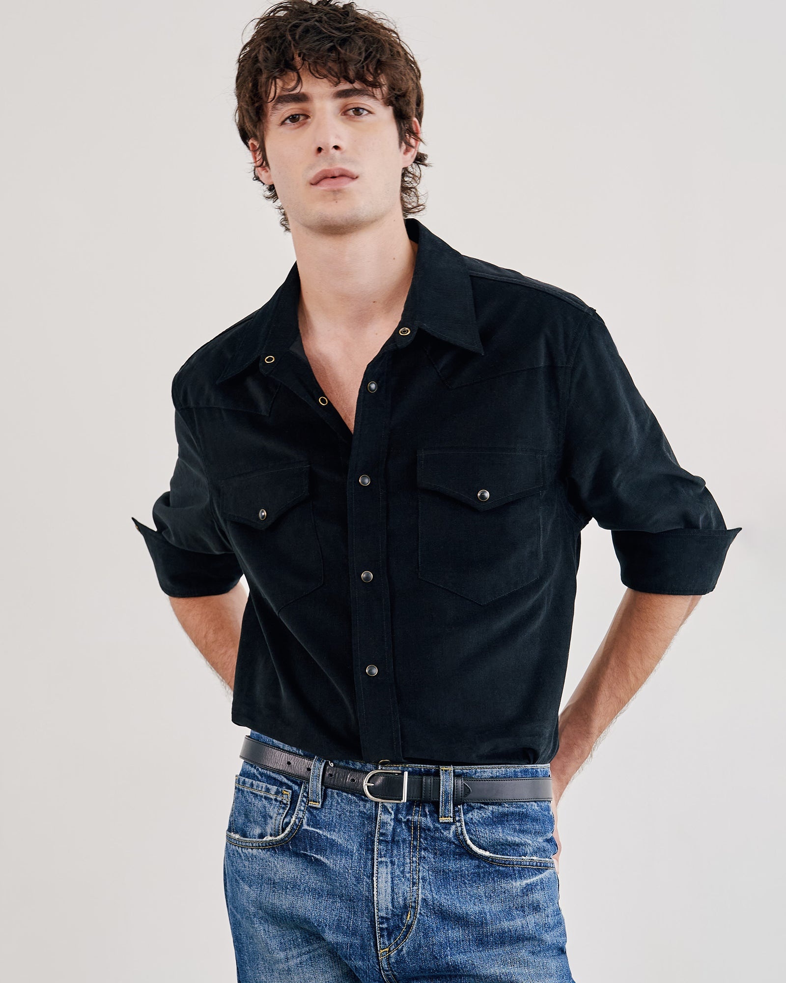 TRAVIS  BUTTON UP - 2