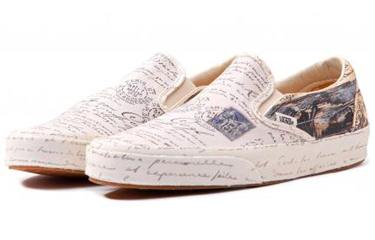 (WMNS) Vans Slip-On 'Van Gogh Letters' VA38F7U7T - 3