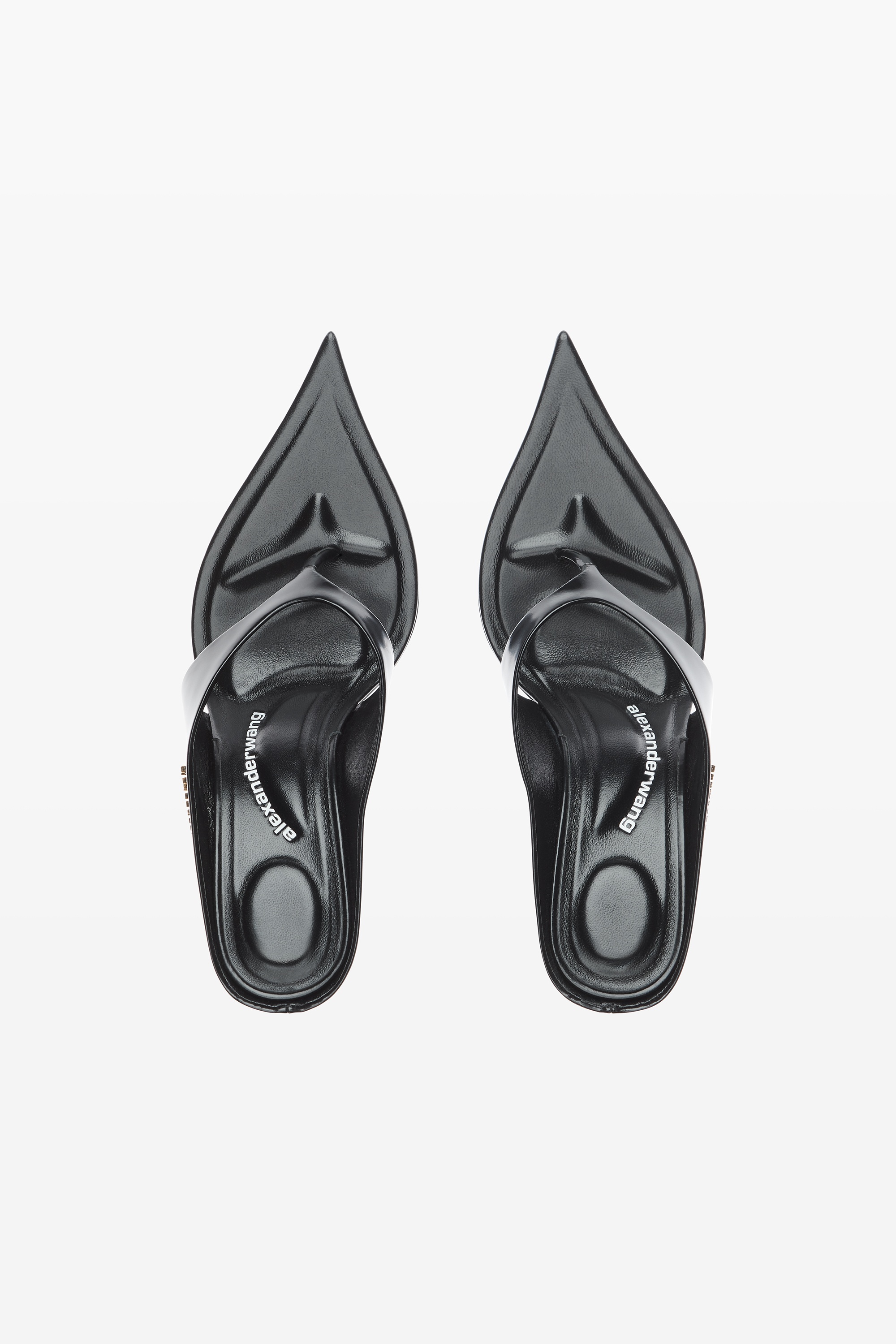 Irina Pointy Toe Sandal in Calf Leather - 6