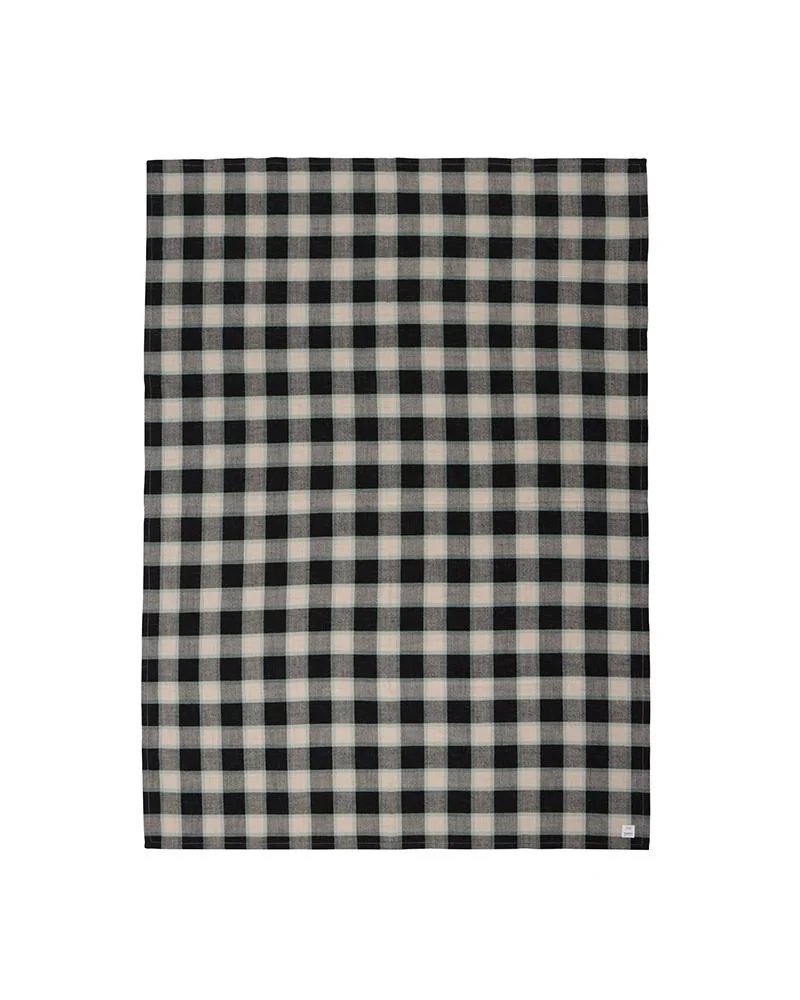 BLANKET CHECK BLACK - 1