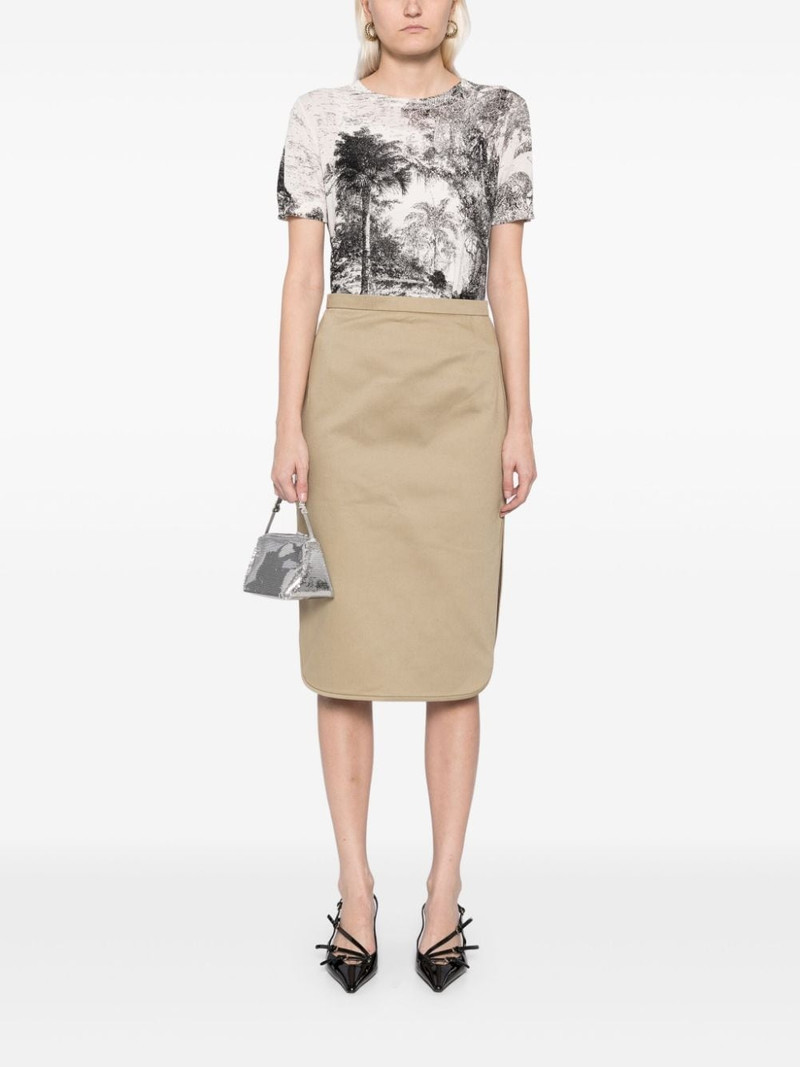 N°21 stretch-cotton pencil skirt outlook