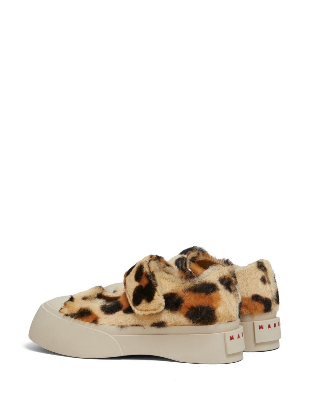 leopard-print sneakers - 3