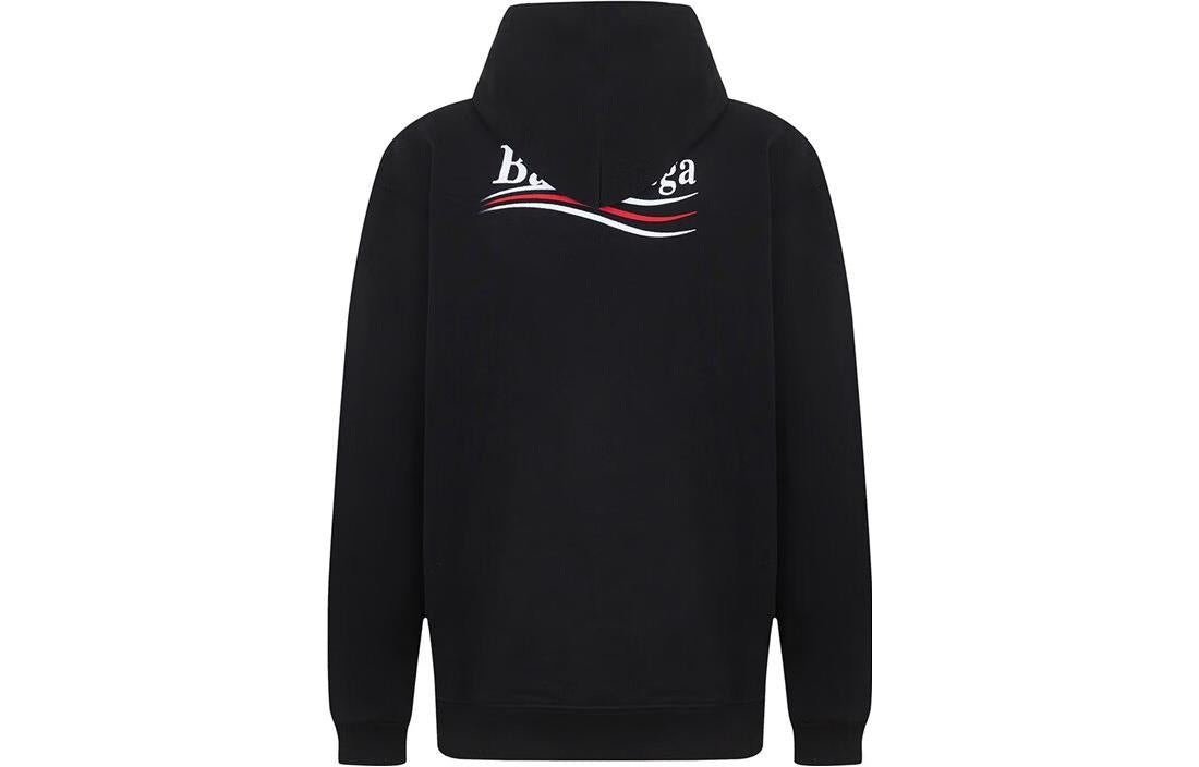 Balenciaga Political Campaign Hoodie Medium Fit 'Black' 600583TKVI91070 - 2