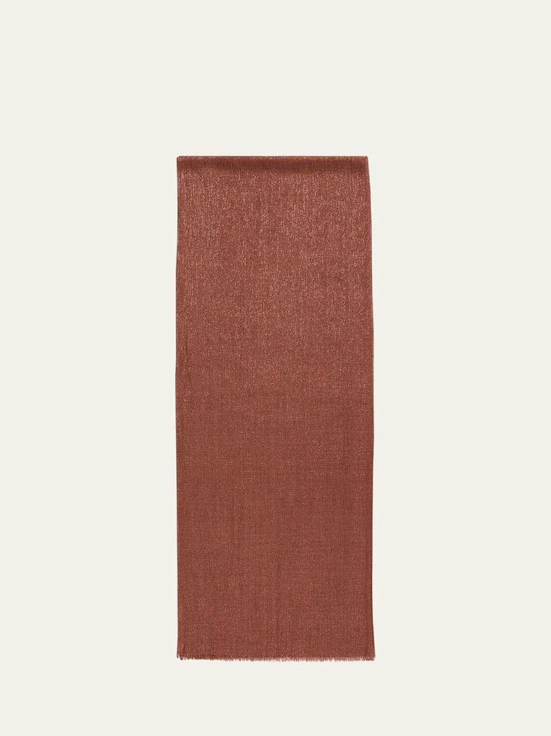 Cashmere & Silk Lurex Scarf 1