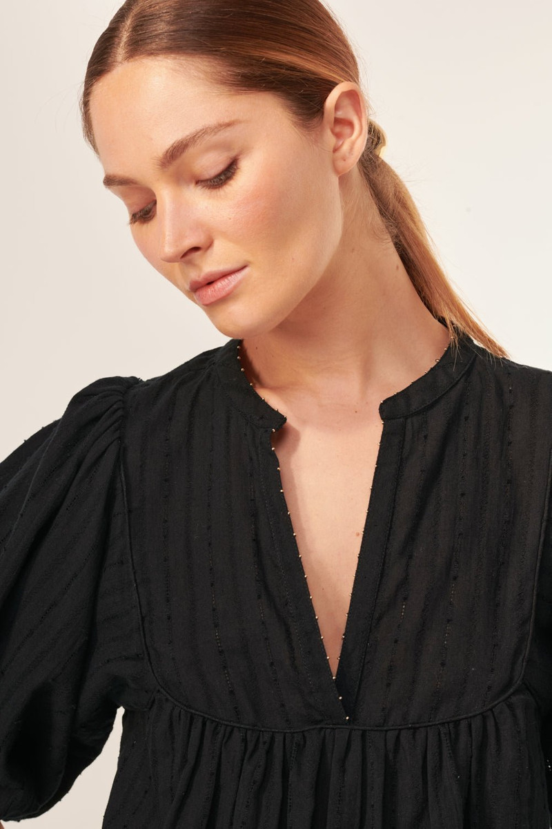 Blouse Flores - Black 3