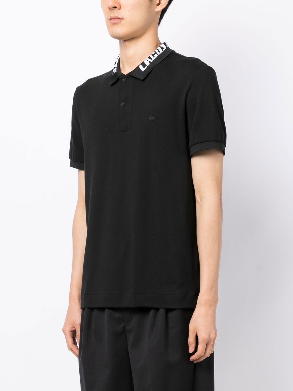 logo piqué polo shirt - 3
