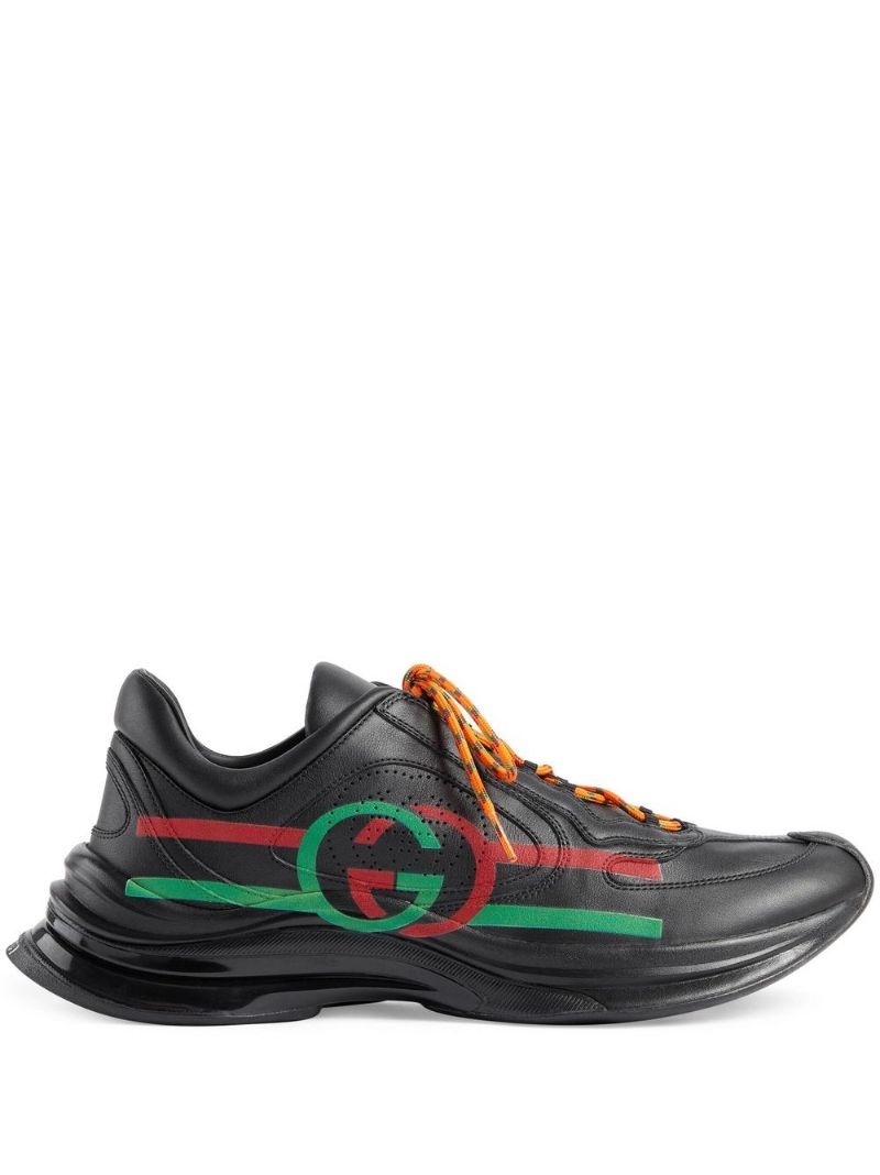 Gucci Run side-stripe sneakers