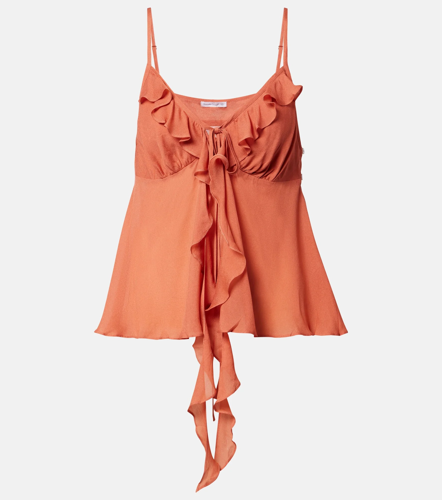 Maja ruffled chiffon top - 1
