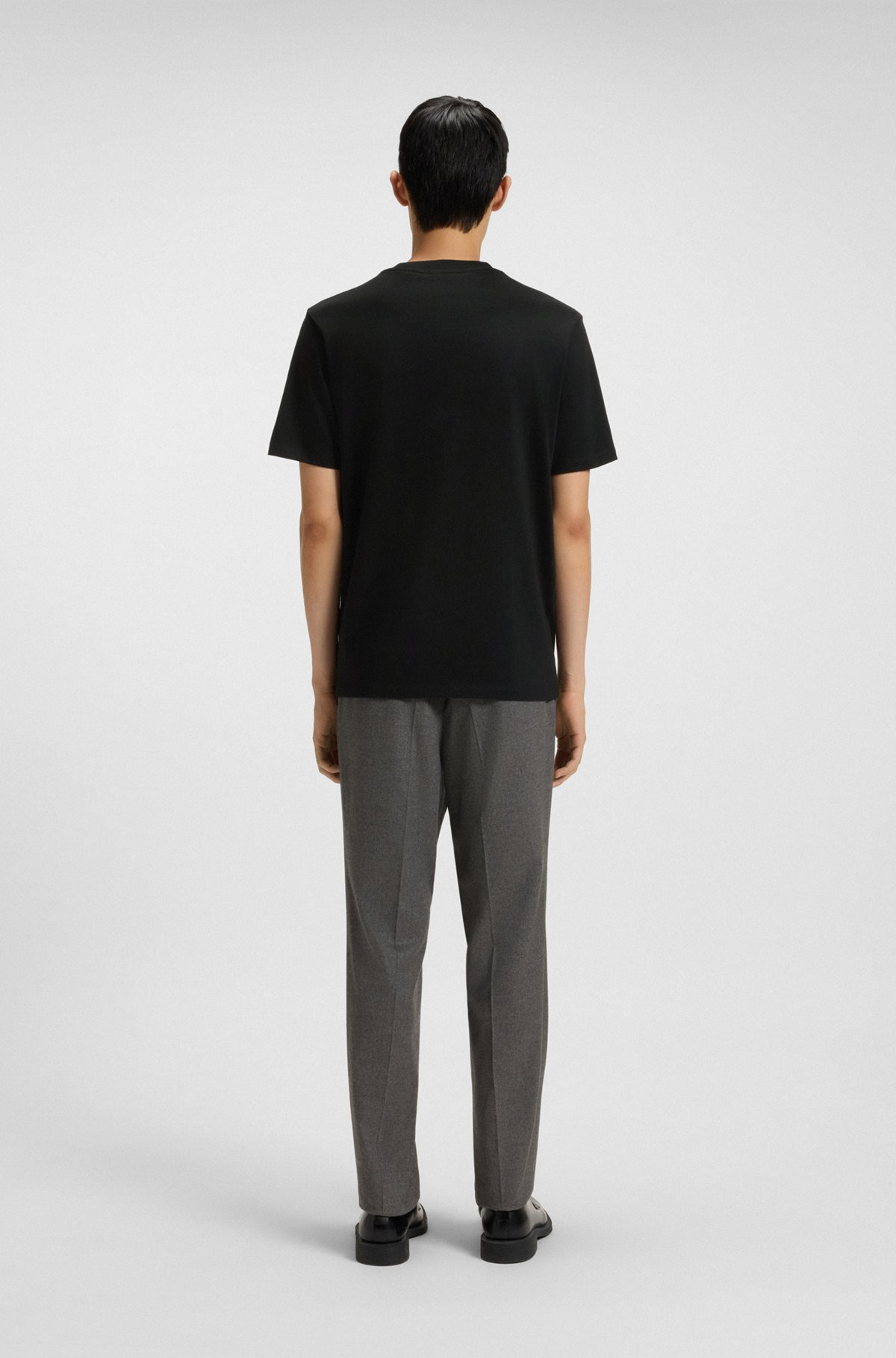 COTTON JERSEY T-SHIRT WITH MIXED-PRINT LOGO - 5